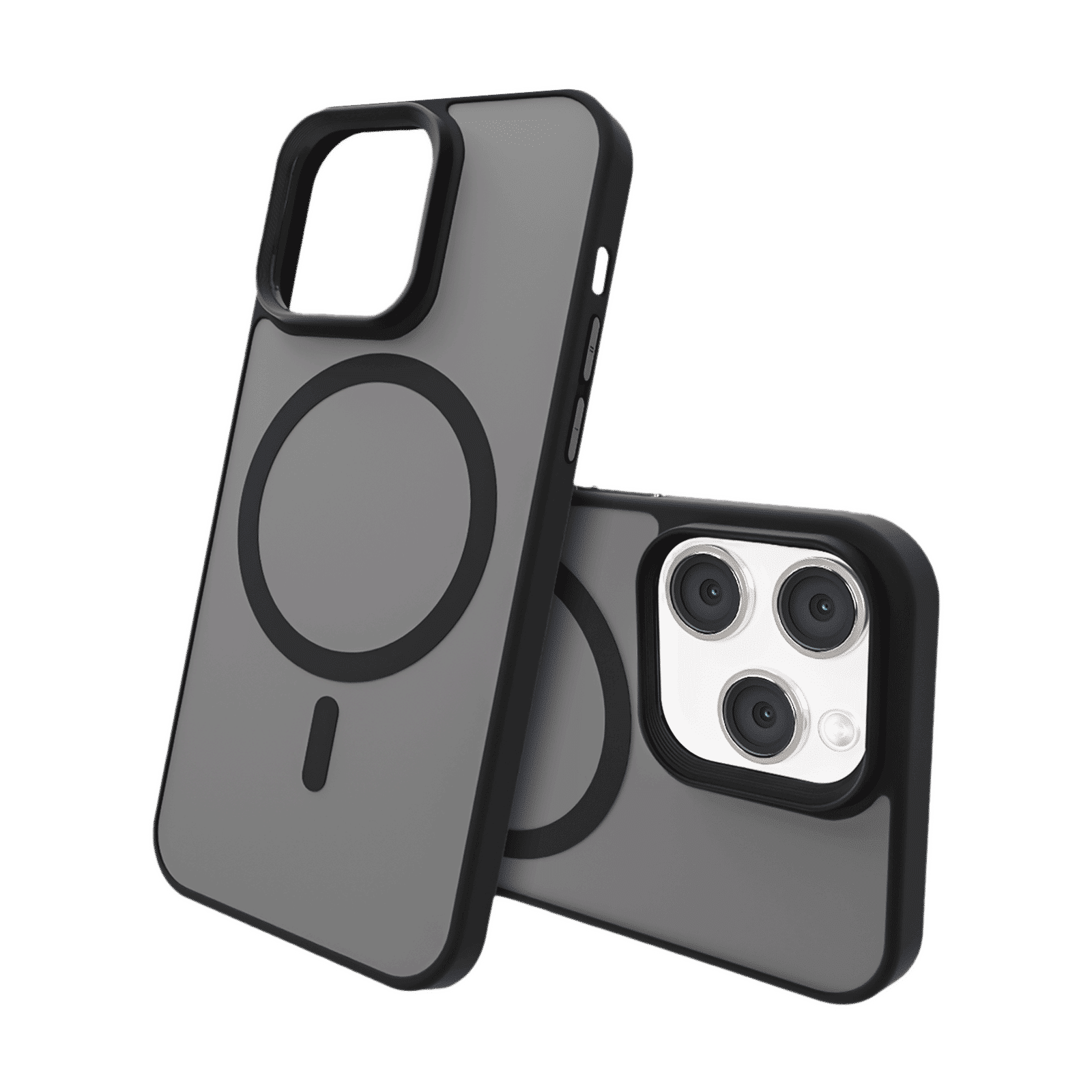 GRIPP Bolt Hard TPU Back Cover for Apple iPhone 15 Pro Max (MagSafe Compatible, Black)_3