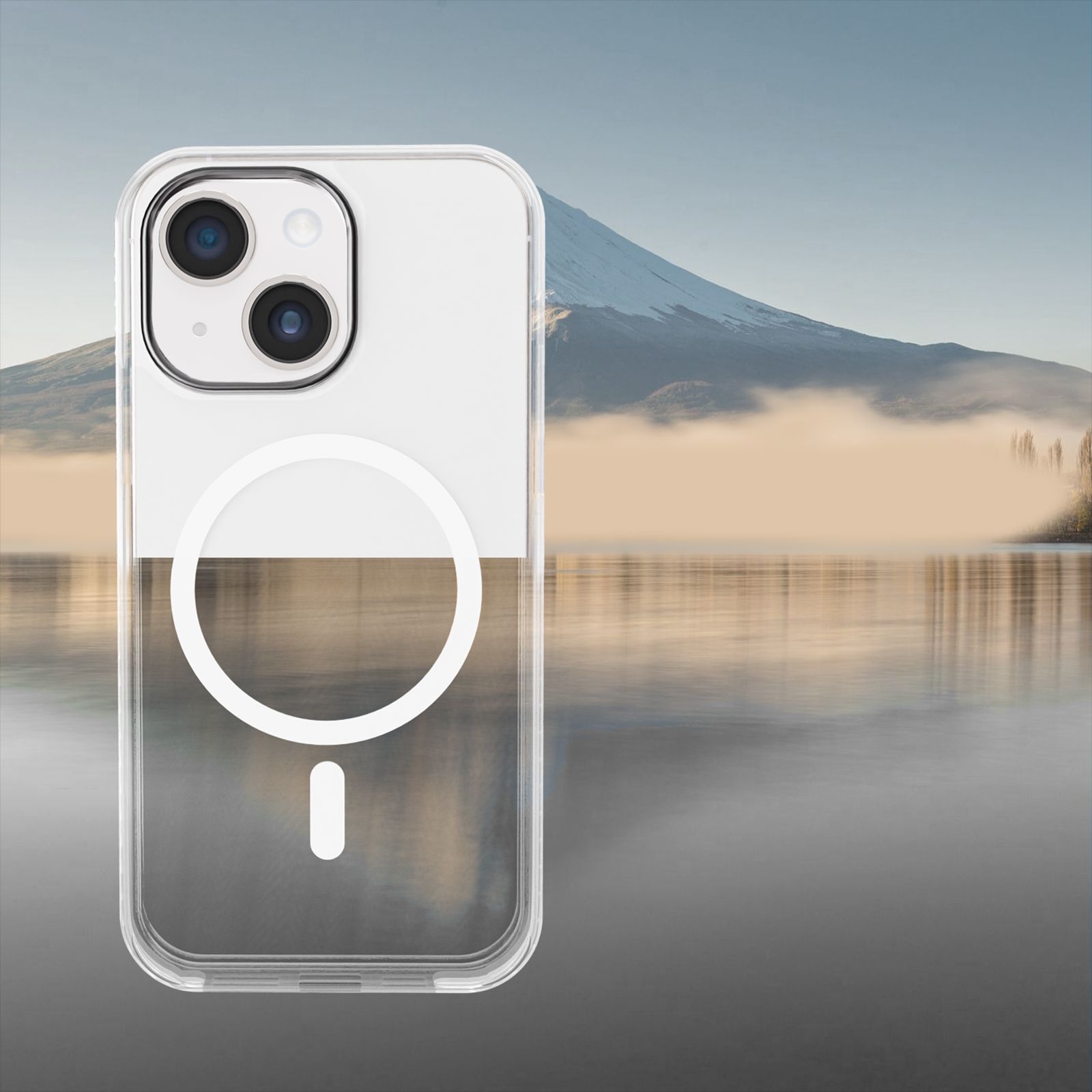 GRIPP Combat TPU & Polycarbonate Back Cover for Apple iPhone 15 (MagSafe Compatible, Clear)_5