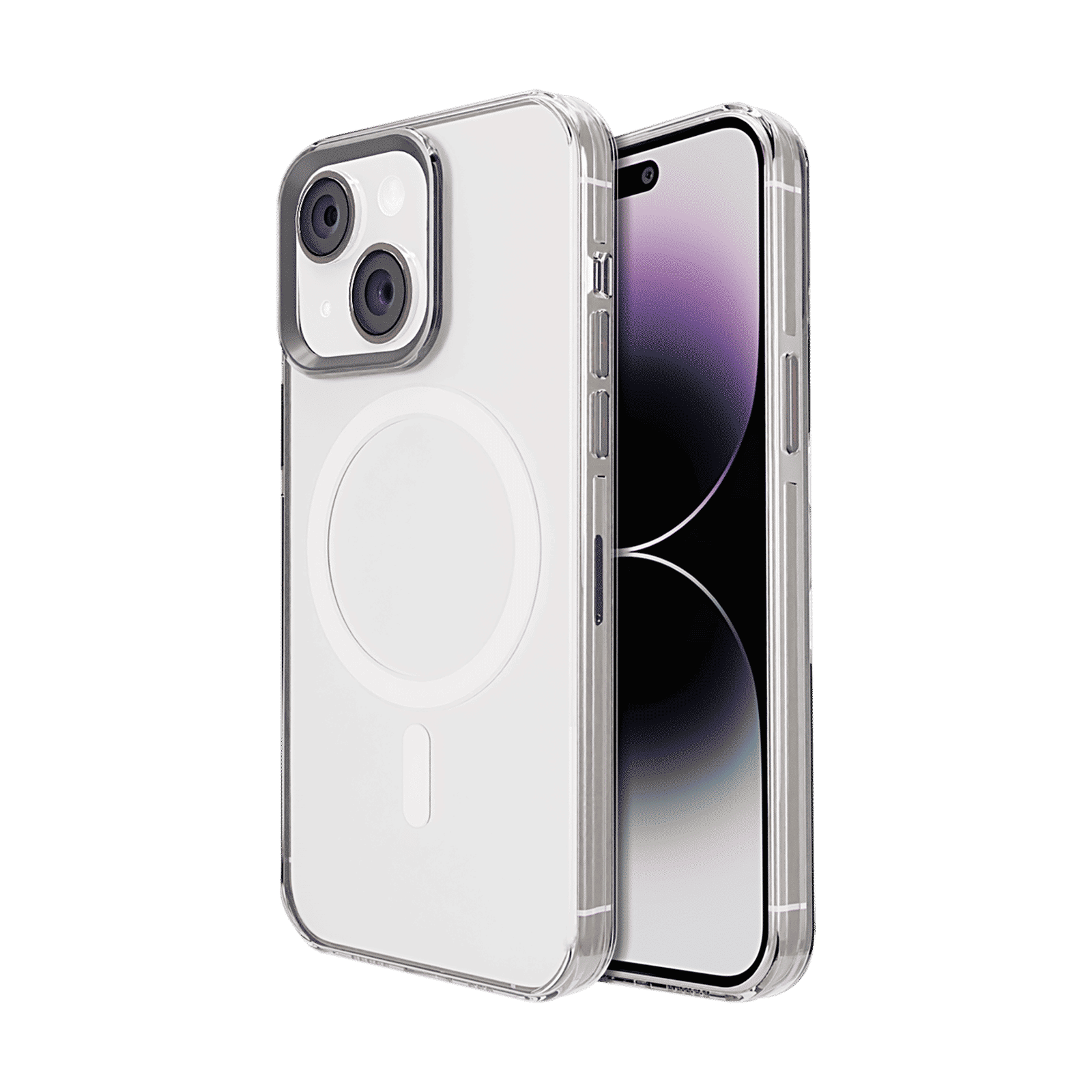 GRIPP Neo Xtreme Hard Polycarbonate Back Cover for Apple iPhone 15 (MagSafe Compatible, Clear)_1