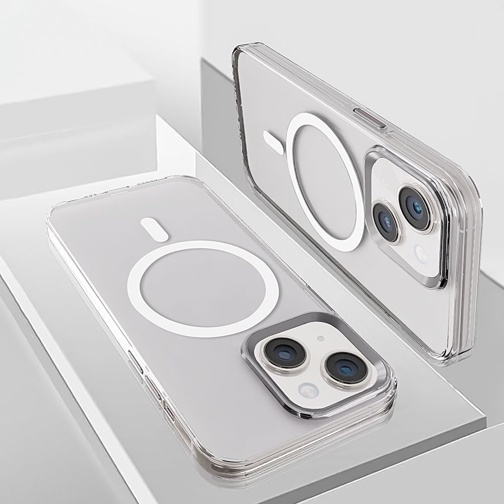 GRIPP Neo Xtreme Hard Polycarbonate Back Cover for Apple iPhone 15 (MagSafe Compatible, Clear)_8