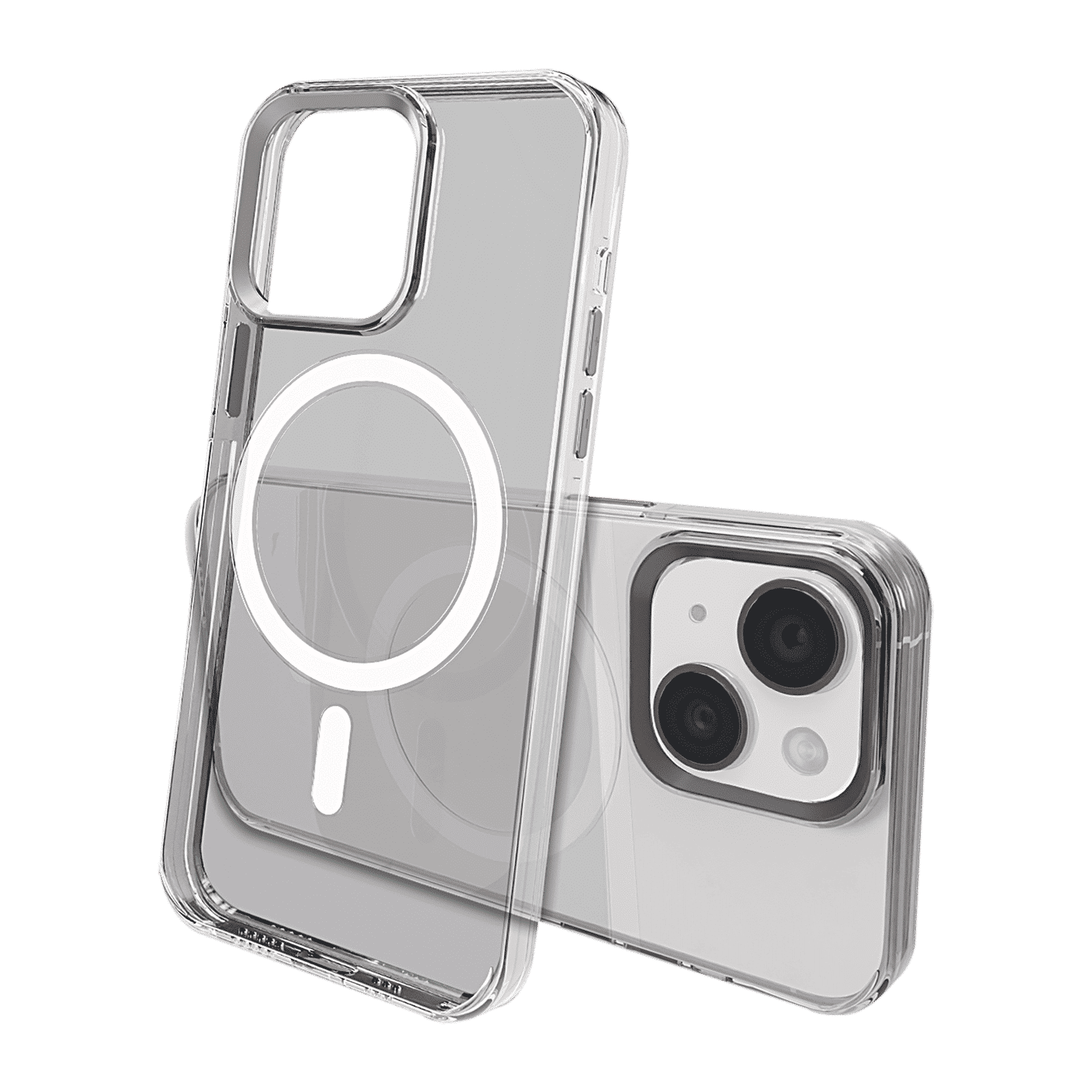 GRIPP Neo Xtreme Hard Polycarbonate Back Cover for Apple iPhone 15 (MagSafe Compatible, Clear)_3