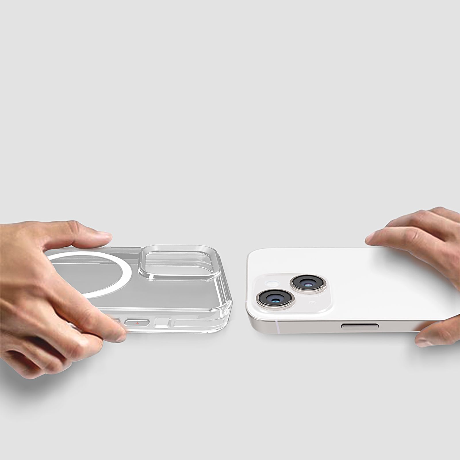 GRIPP Neo Xtreme Hard Polycarbonate Back Cover for Apple iPhone 15 (MagSafe Compatible, Clear)_6