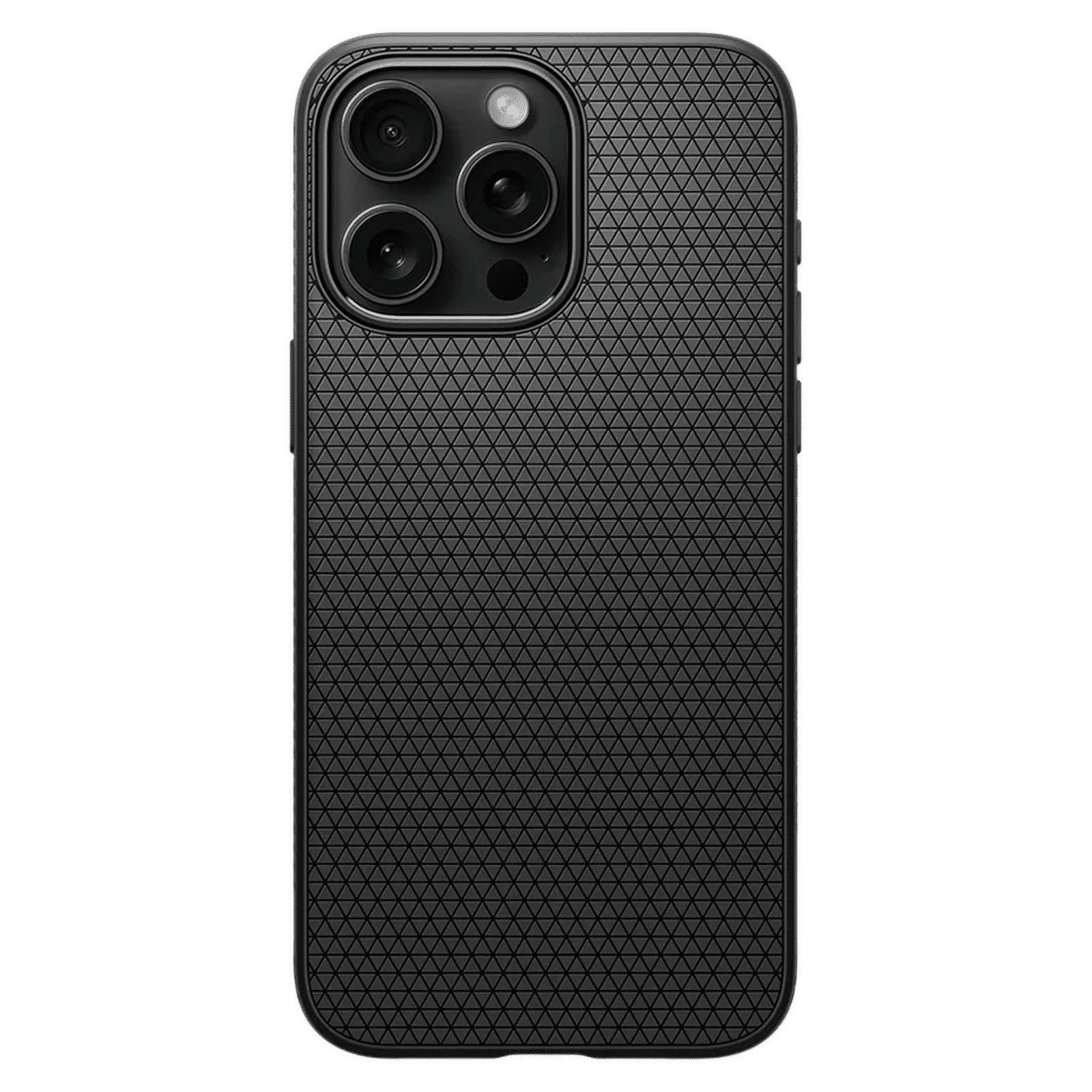 spigen Liquid Air Soft TPU Back Cover for iPhone 15 Pro Max (Air Cushion Technology, Matte Black) spigen Liquid Air Soft TPU Back Cover for iPhone 15 Pro Max (Air Cushion Technology, Matte Black)_3