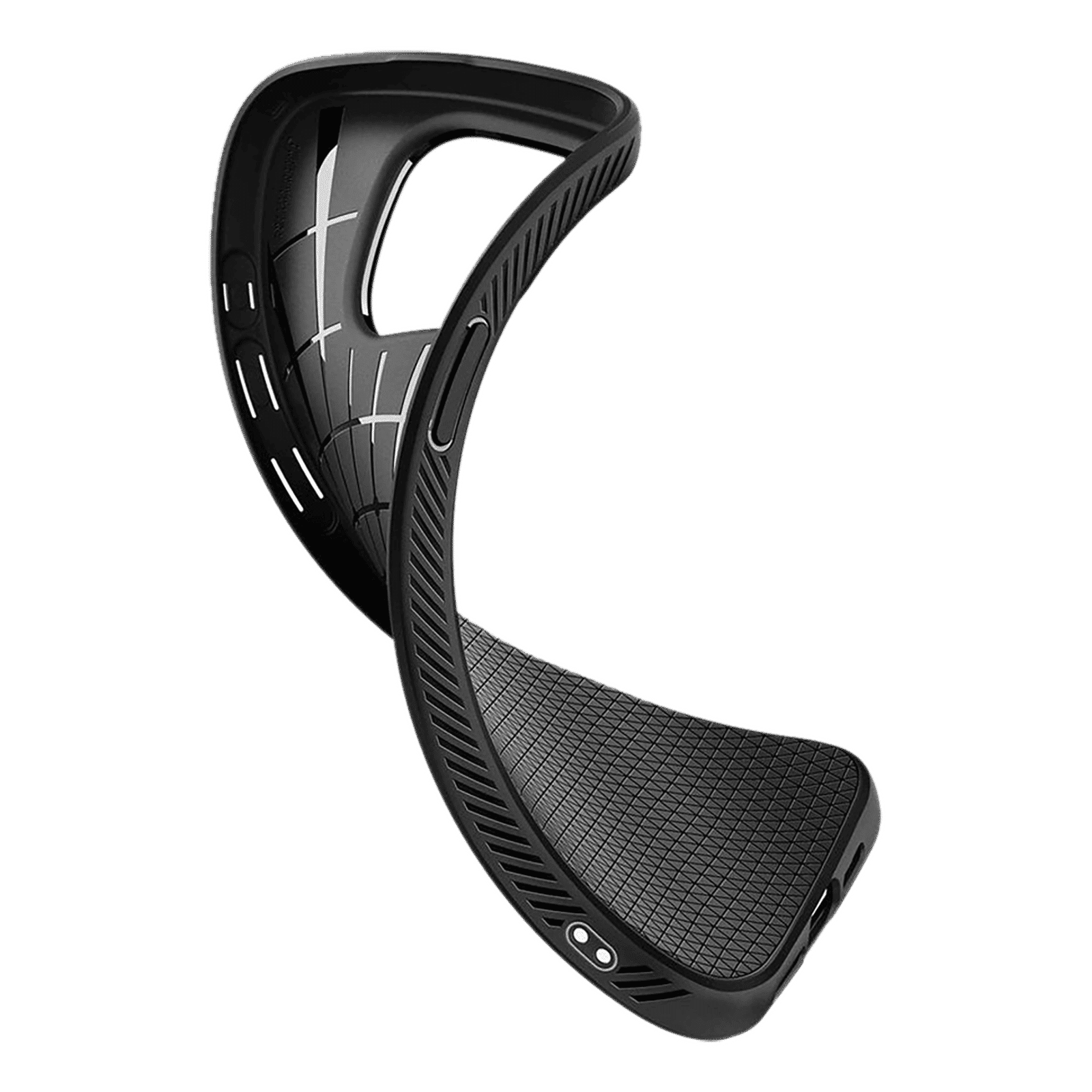 spigen Liquid Air Soft TPU Back Cover for iPhone 15 Pro Max (Air Cushion Technology, Matte Black) spigen Liquid Air Soft TPU Back Cover for iPhone 15 Pro Max (Air Cushion Technology, Matte Black)_7