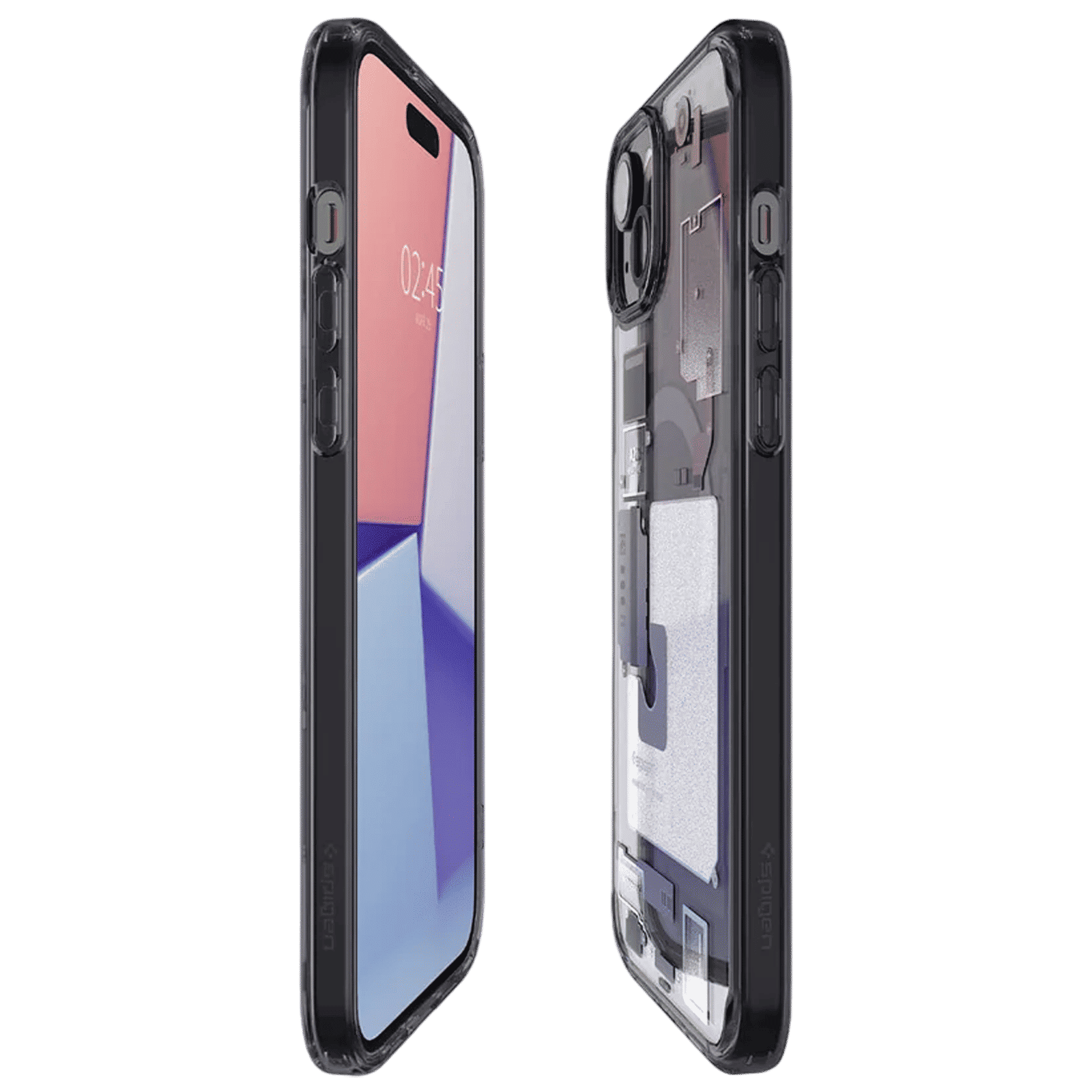 spigen ACS06664 Polycarbonate Back Case for Apple iPhone 15 Plus (Air Cushion Technology, Zero One) spigen ACS06664 Polycarbonate Back Case for Apple iPhone 15 Plus (Air Cushion Technology, Zero One)_4