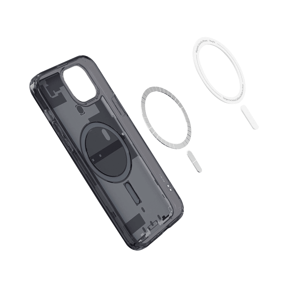 spigen ACS06664 Polycarbonate Back Case for Apple iPhone 15 Plus (Air Cushion Technology, Zero One) spigen ACS06664 Polycarbonate Back Case for Apple iPhone 15 Plus (Air Cushion Technology, Zero One)_8