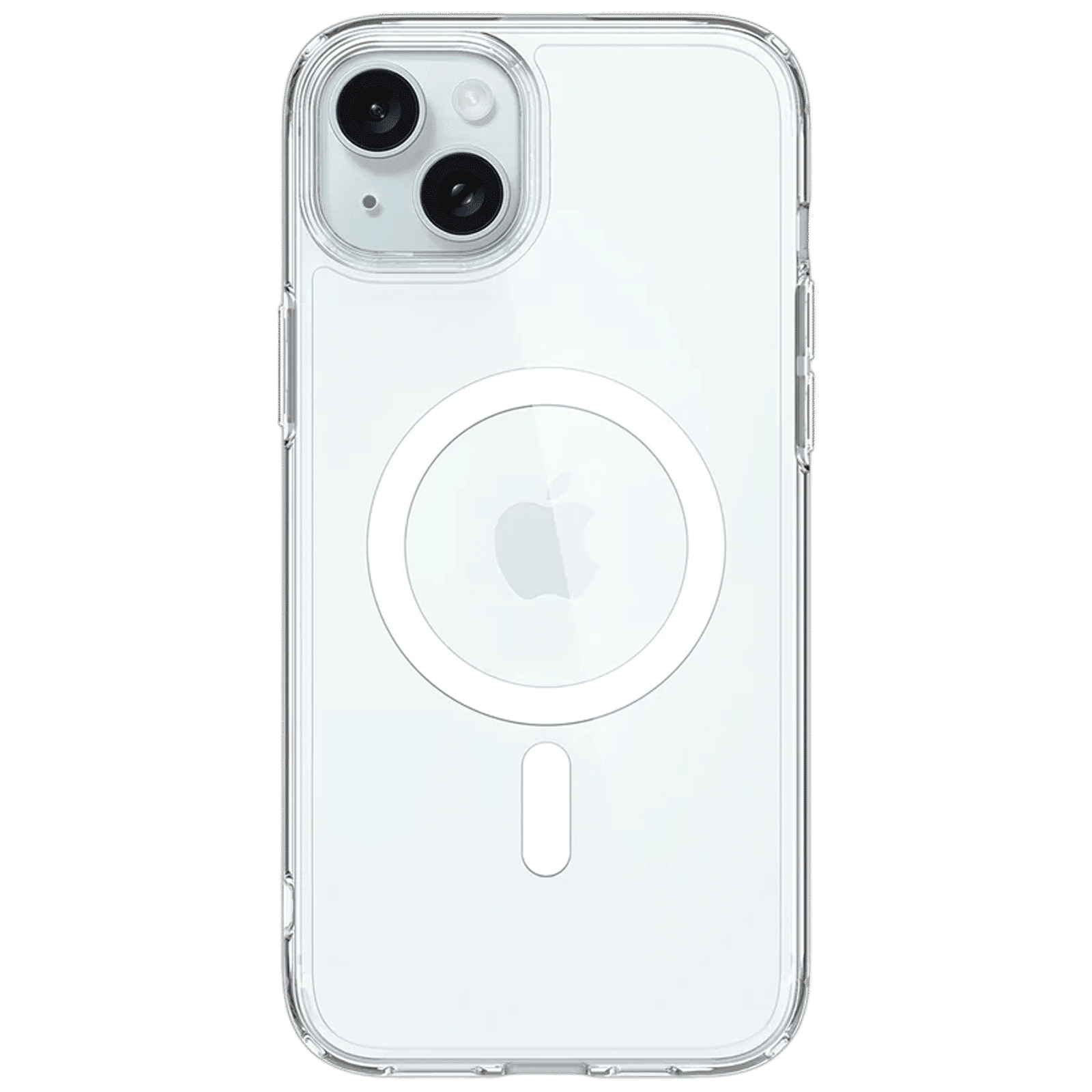 spigen Ultra Hybrid TPU & Polycarbonate Back Cover for Apple iPhone 15 Plus (Supports Wireless Charging, White)_3
