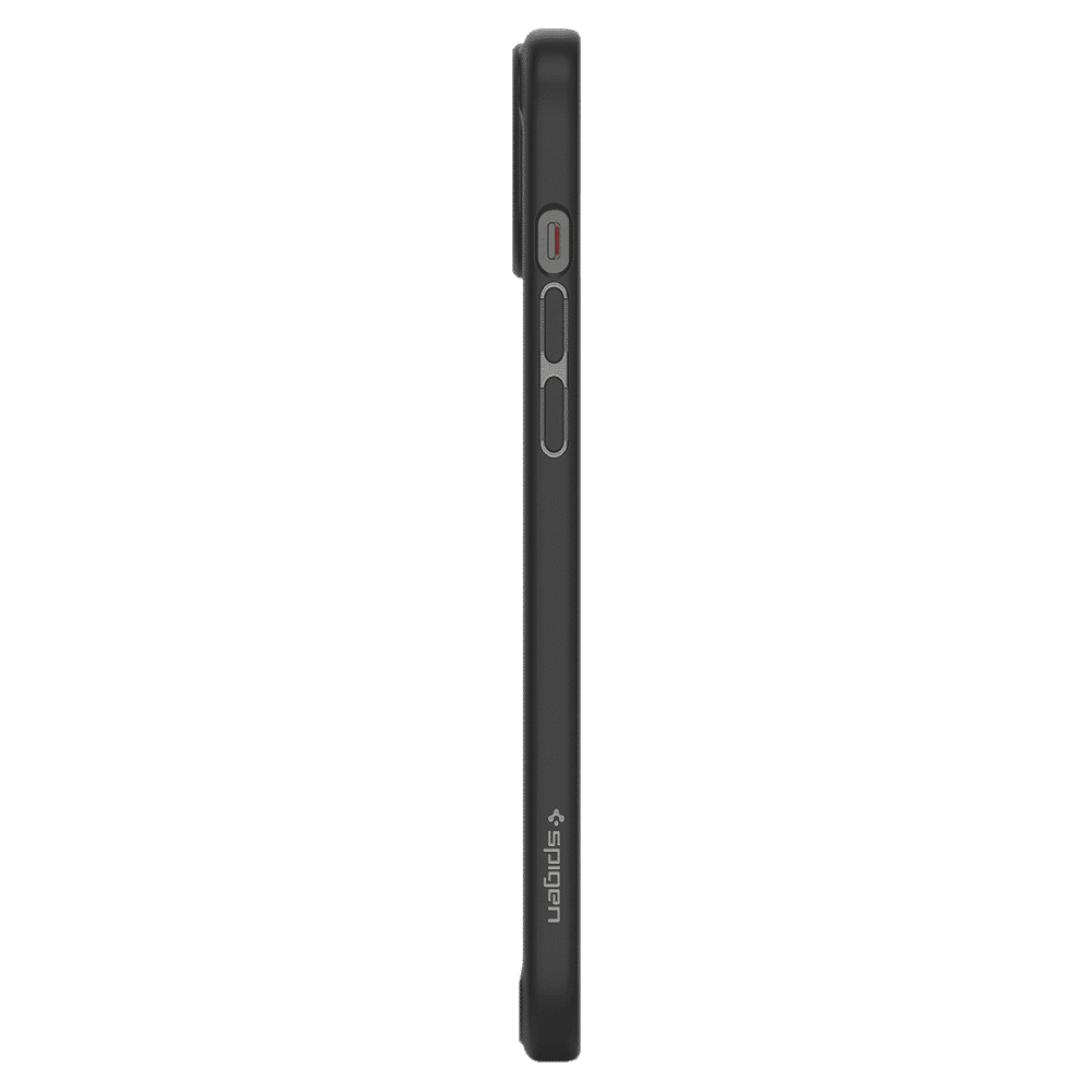 spigen Ultra Hybrid TPU & Polycarbonate Back Cover for Apple iPhone 15 Plus (Supports Wireless Charging, Frost Black)_4