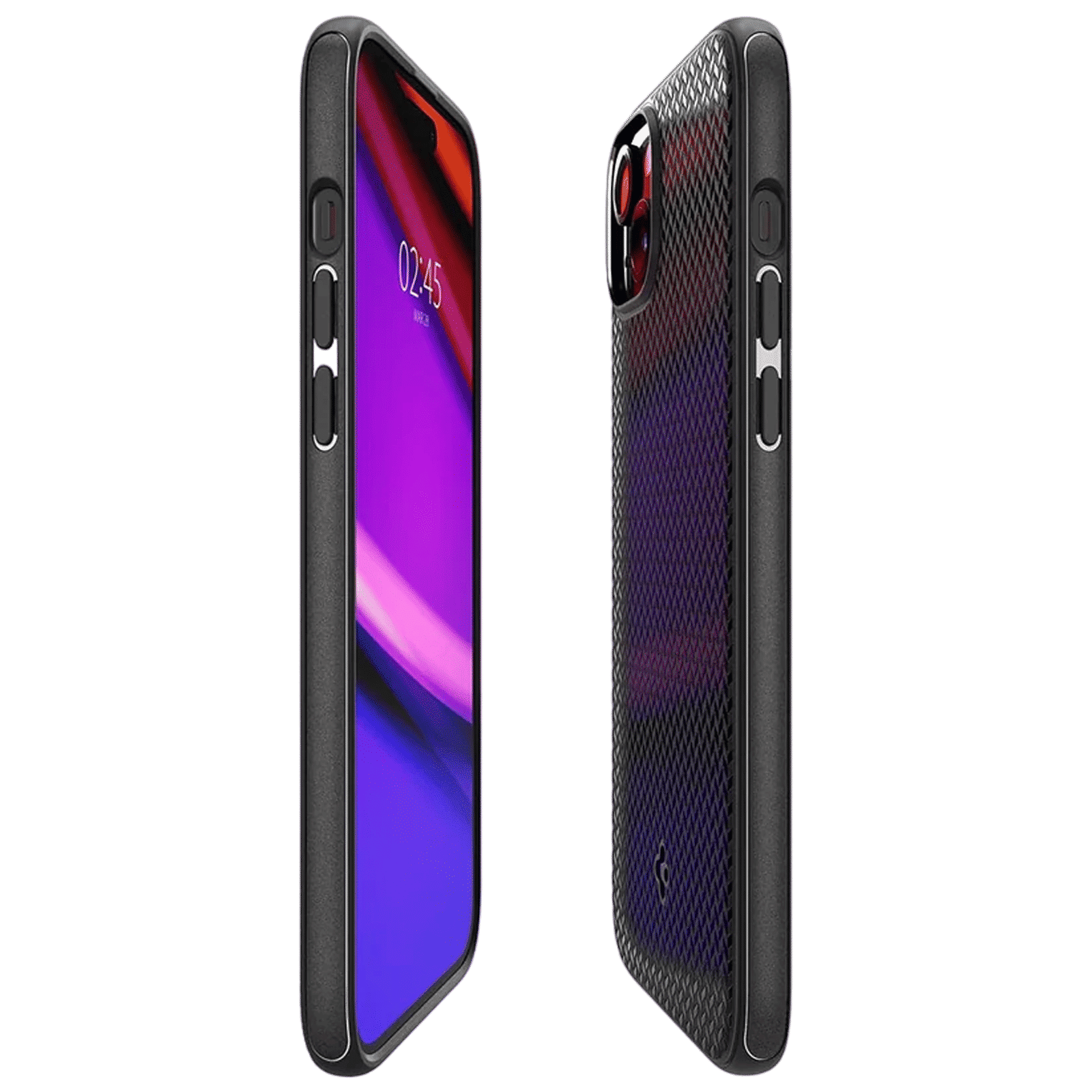 spigen Mag Armor MagFit Thermoplastic Polyurethane Back Case for iPhone 15 Plus (Air Cushion Technology, Matte Black)_4