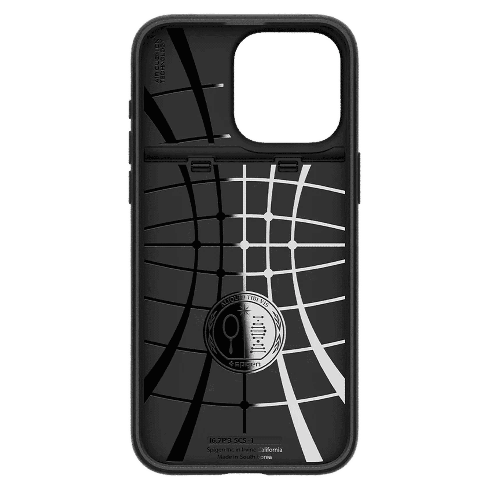 spigen Slim Armor CS Polycarbonate & TPU Back Cover for Apple iPhone 15 Pro (Air Cushion Technology, Abyss Green)_5