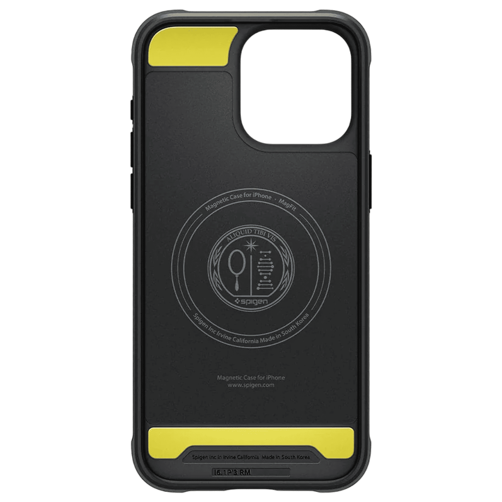 spigen Rugged Armor Hard TPU Back Cover for Apple iPhone 15 Pro (MagSafe, Matte Black)_6