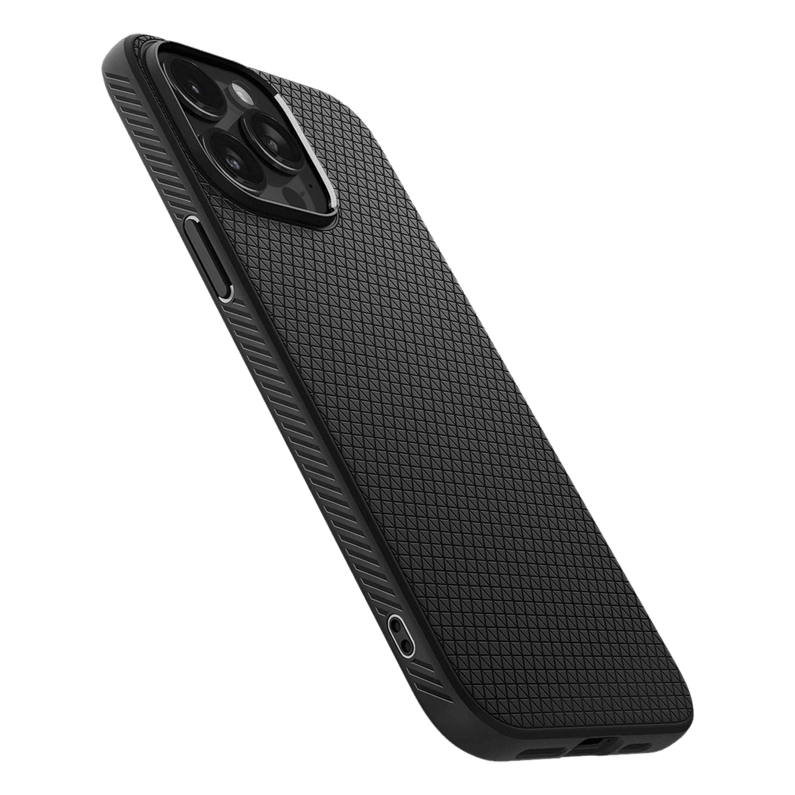 spigen Liquid Air TPU Back Cover for Apple iPhone 15 Pro (Supports Wireless Charging, Matte Black)_14