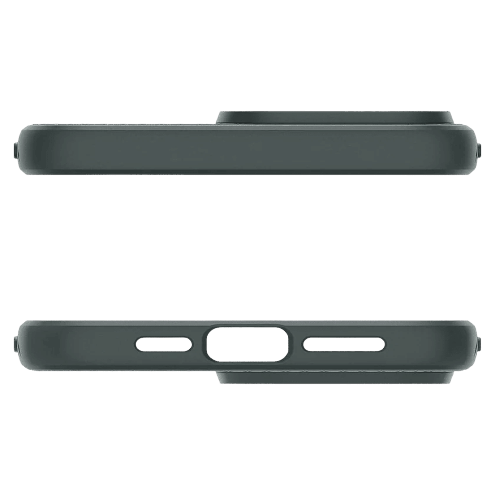 spigen Liquid Air TPU Back Cover for Apple iPhone 15 Pro (Supports Wireless Charging, Abyss Green)_12