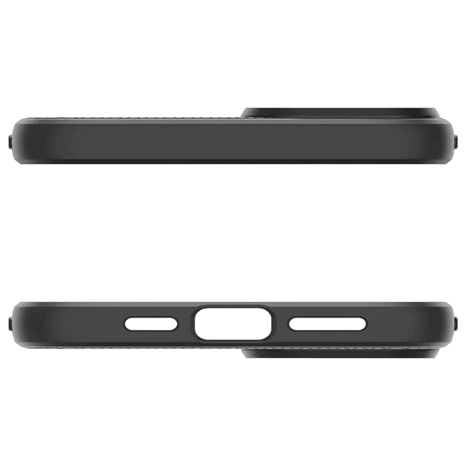 spigen Liquid Air Soft TPU Back Cover for iPhone 15 (Air Cushion Technology, Matte Black)_6