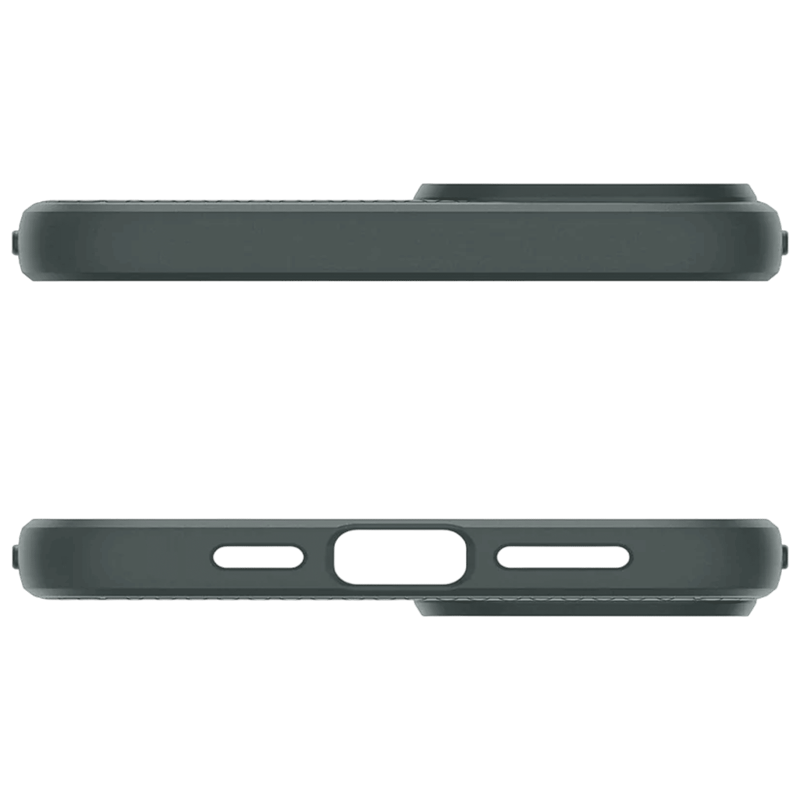 spigen Liquid Air TPU Soft Back Cover for iPhone 15 (Air Cushion Technology, Abyss Green)_6