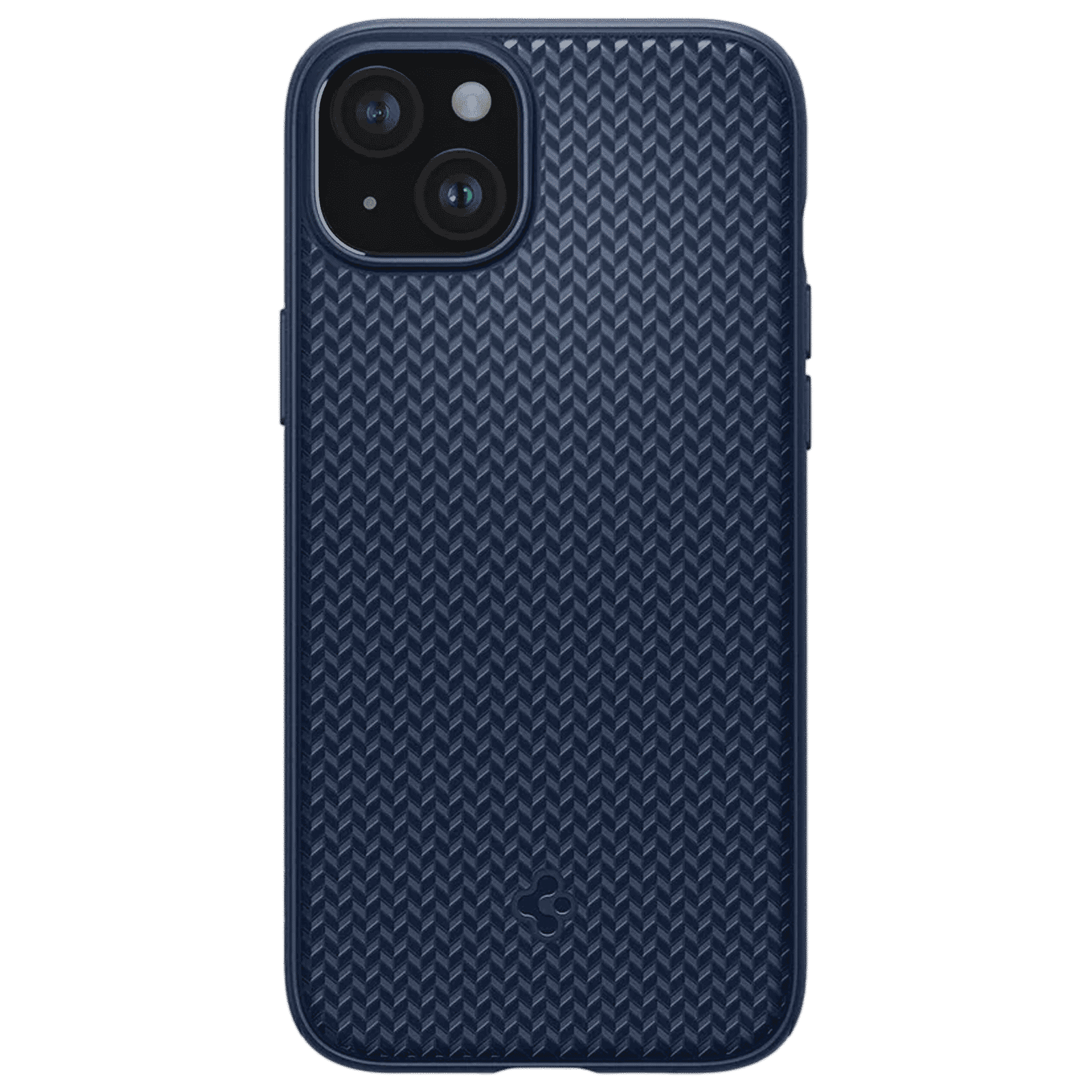 spigen Mag Armor MagFit TPU Back Cover for iPhone 15 (Air Cushion Technology, Navy Blue)_3