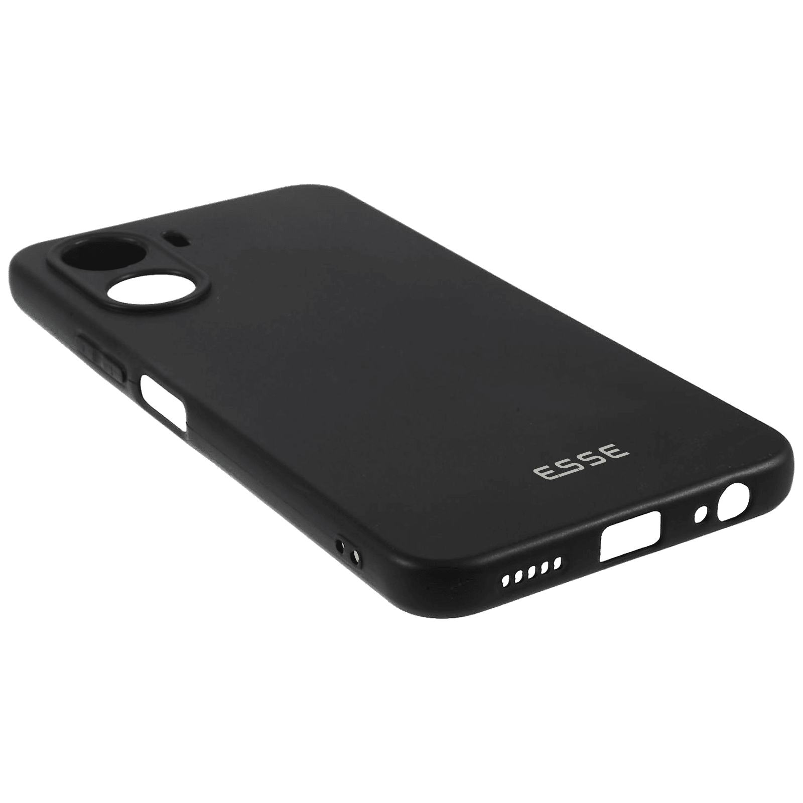 ESSE Soft Silicone Back Case for Vivo Y16 (Optimal Protection, Black)_5