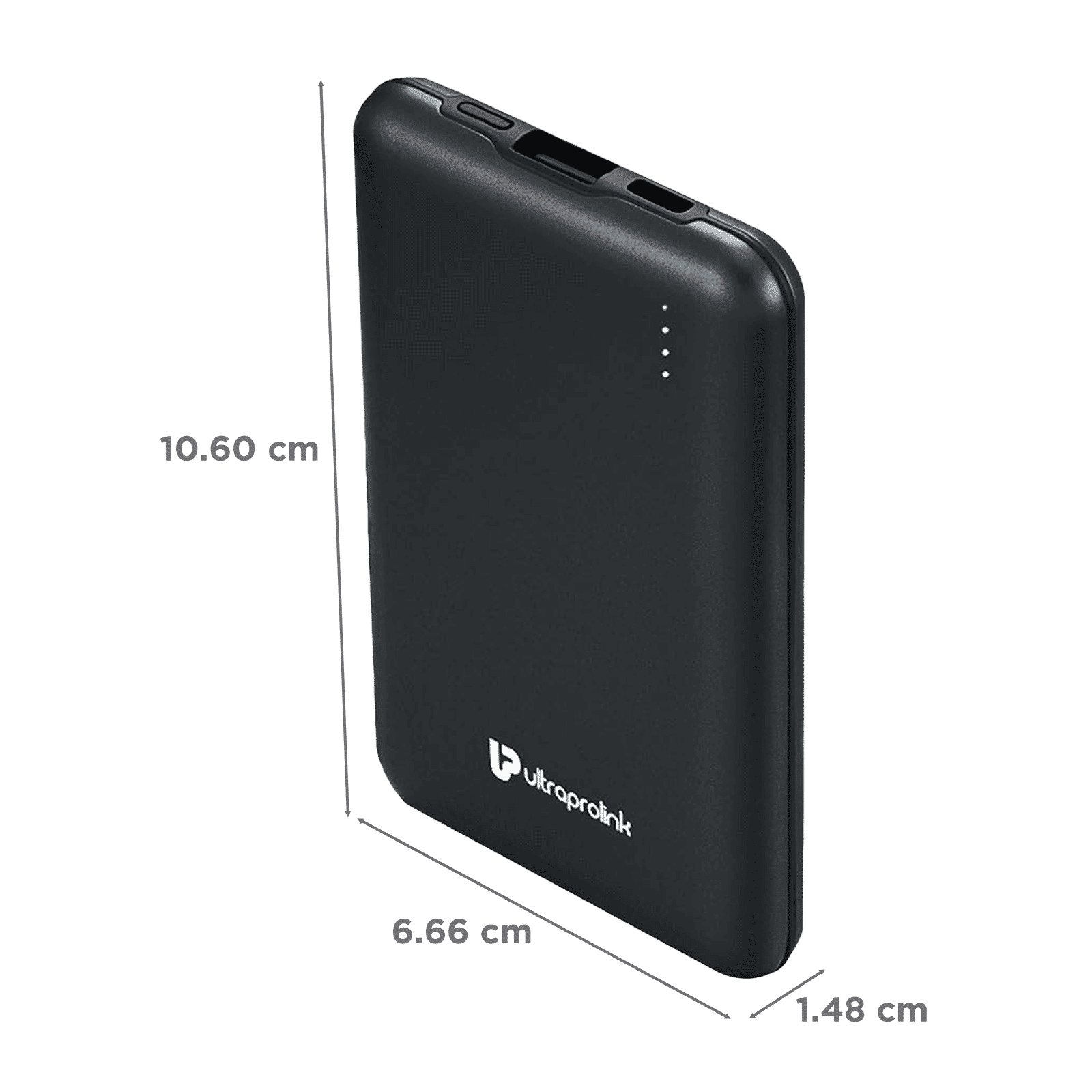 ultraprolink Juice Up Slim 10000 mAh 22.5W Fast Charging Power Bank (1 Type A & 1 Type C Ports, Metal Casing, Pass Thru Charging, Black)_2