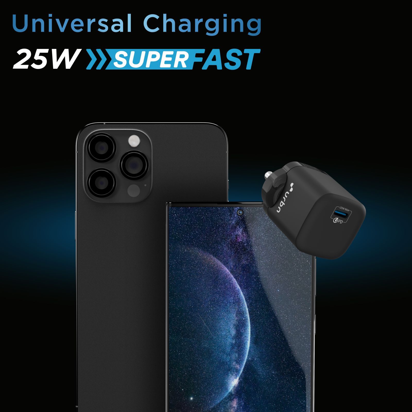 urbn GaN Pro 25W Type C Fast Charger (Adapter Only, GaN Technology, Black) urbn GaN Pro 25W Type C Fast Charger (Adapter Only, GaN Technology, Black)_15