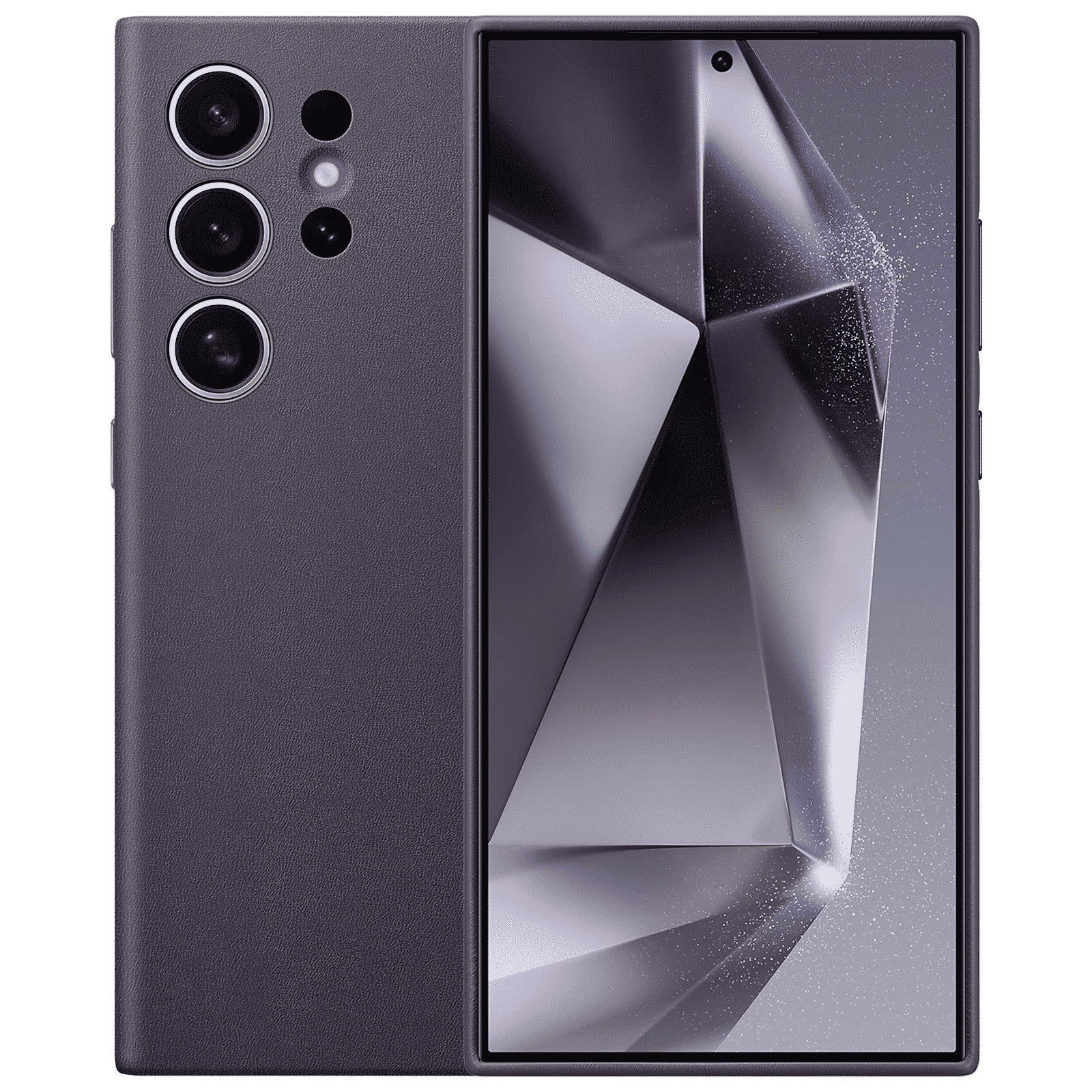 SAMSUNG Soft Vegan Leather & Polycarbonate Back Case for SAMSUNG Galaxy S24 Ultra (Gentle Inner Lining, Dark Violet) SAMSUNG Soft Vegan Leather & Polycarbonate Back Case for SAMSUNG Galaxy S24 Ultra (Gentle Inner Lining, Dark Violet)_1