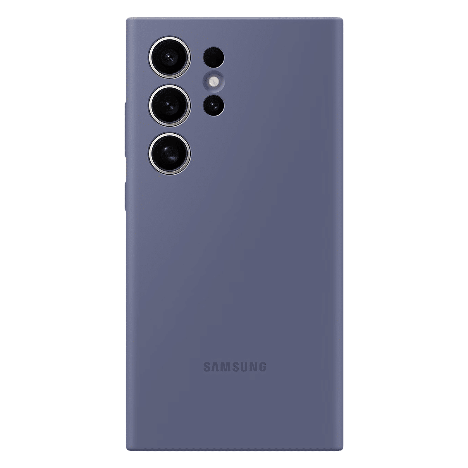 SAMSUNG Silicone Back Cover for Galaxy S24 Ultra (Combining Style and Durability, Violet)_3