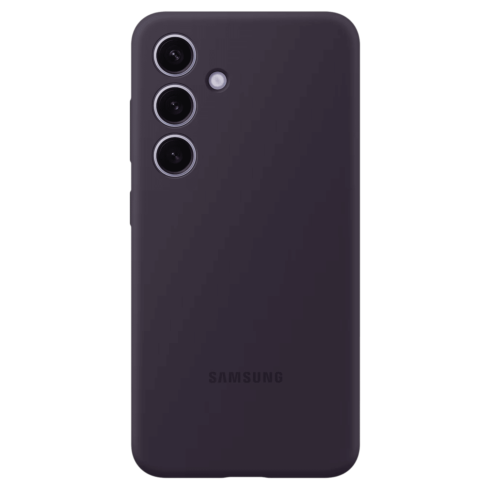 SAMSUNG Silicone Back Case for SAMSUNG Galaxy S24 (Silky-smooth Touch, Dark Violet)_3