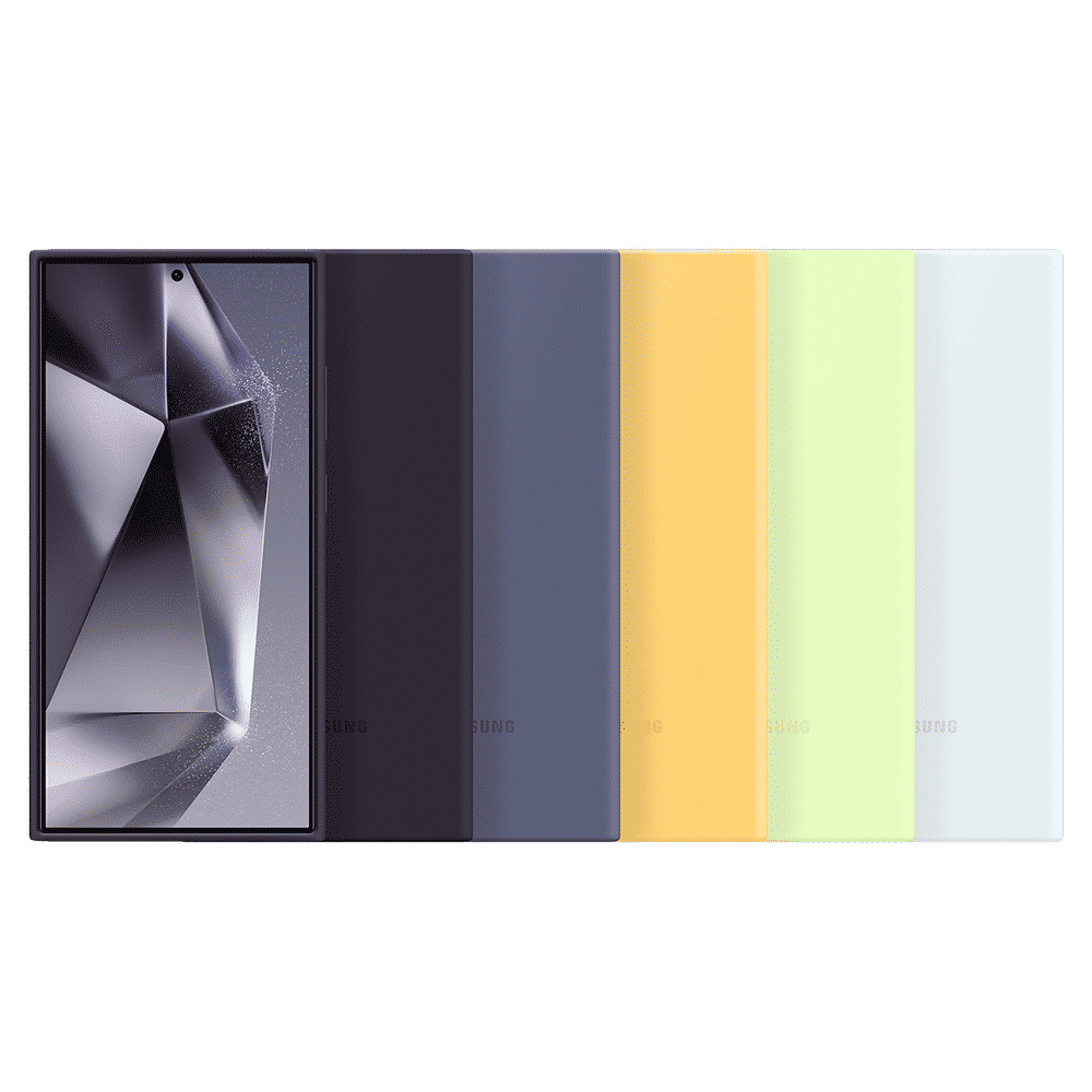 SAMSUNG Silicone Back Case for SAMSUNG Galaxy S24 (Silky-smooth Touch, Dark Violet)_6