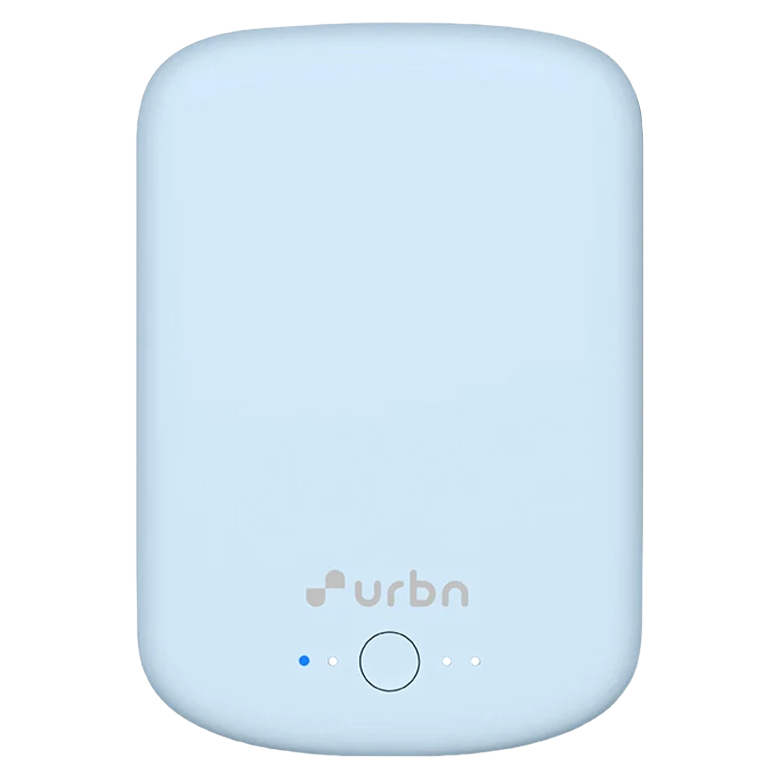 urbn Compact MagTag 5000 mAh 15W Fast Charging Power Bank (1 Type C Port, Magsafe Compatible, Light Blue)_1