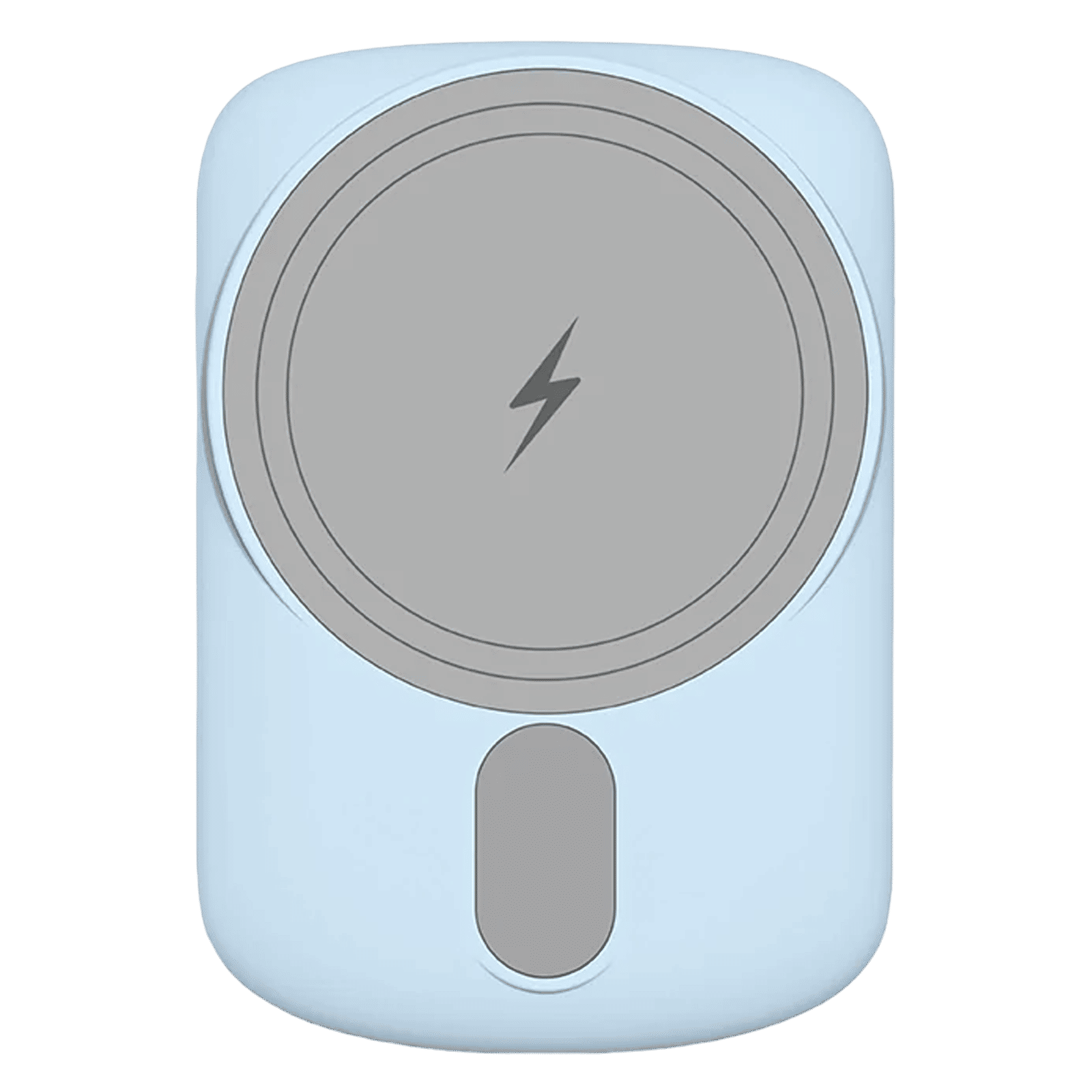 urbn Compact MagTag 5000 mAh 15W Fast Charging Power Bank (1 Type C Port, Magsafe Compatible, Light Blue)_7