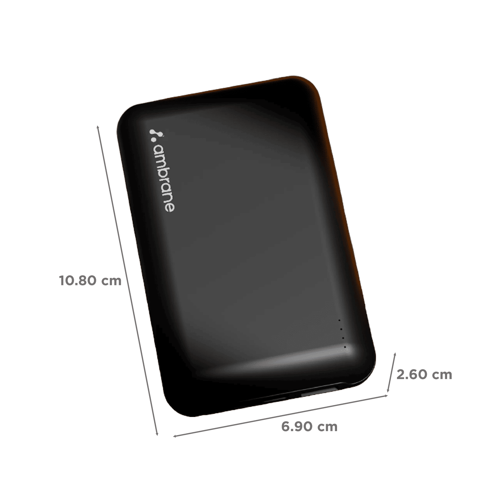 ambrane Powerlit XL Lite 20000 mAh 22.5W Fast Charging Power Bank (2 Type A & 1 Type C Port, Multi Layers of Chipset Protection, Black)_2