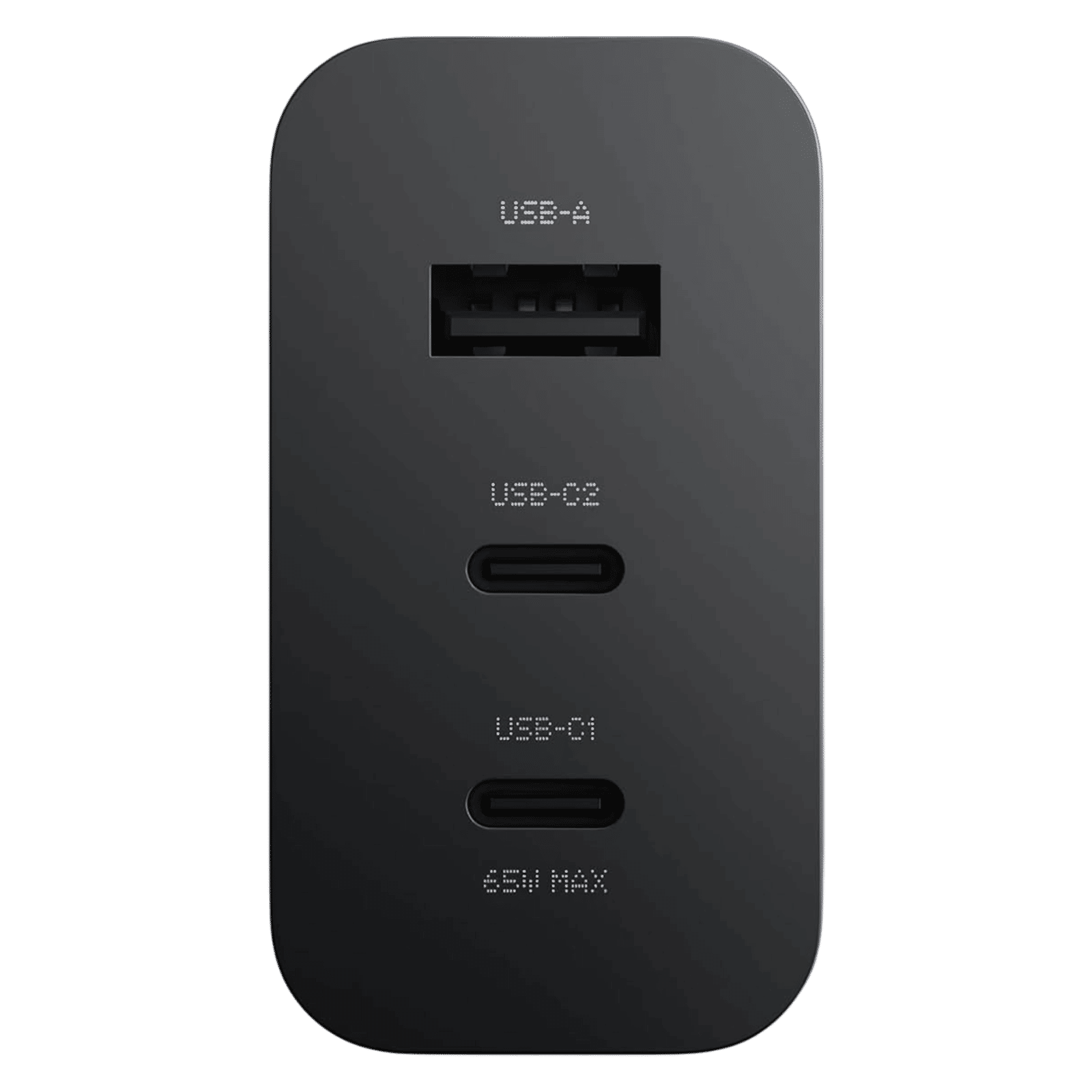 Nothing C332 65W Type A and Type C 3-Port Fast Charger (Adapter Only, GaN Technology, Dark Grey)_5