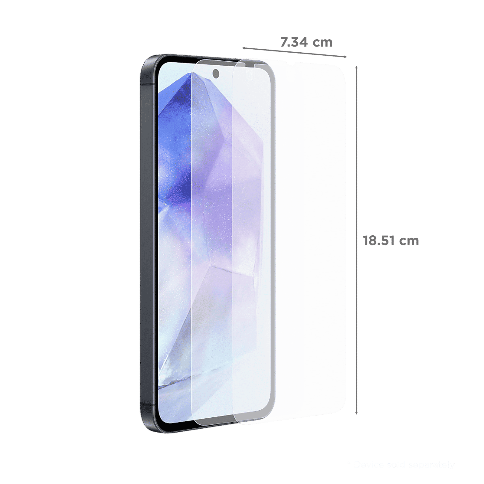 SAMSUNG Screen Protector for Galaxy A55 (Transparent Protection)_2