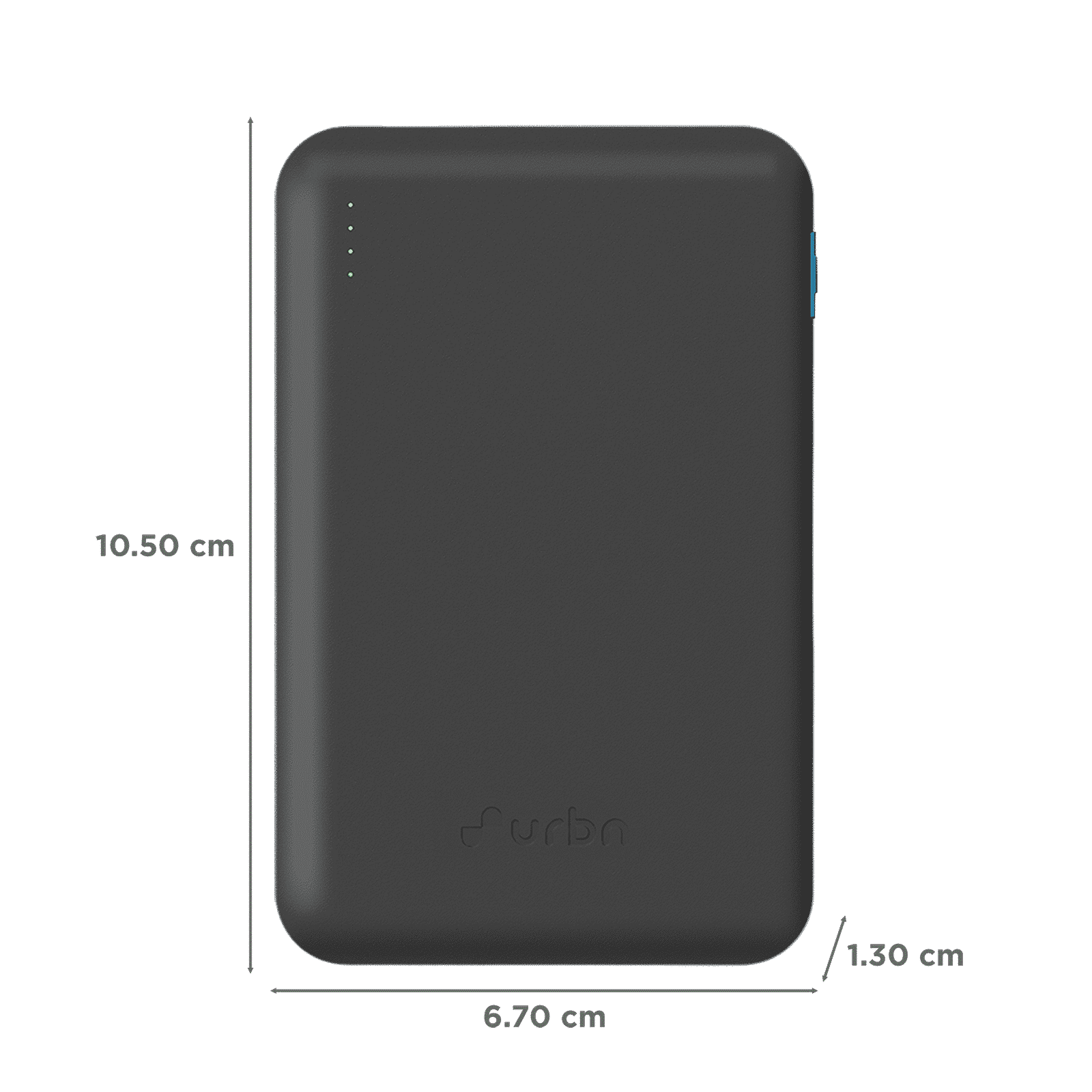 urbn Nano Slim 10000 mAh 22.5W Fast Charging Power Bank (2 Type C & 1 Type A Ports, 12 Layers Circuit Protection, Black) urbn Nano Slim 10000 mAh 22.5W Fast Charging Power Bank (2 Type C & 1 Type A Ports, 12 Layers Circuit Protection, Black)_2