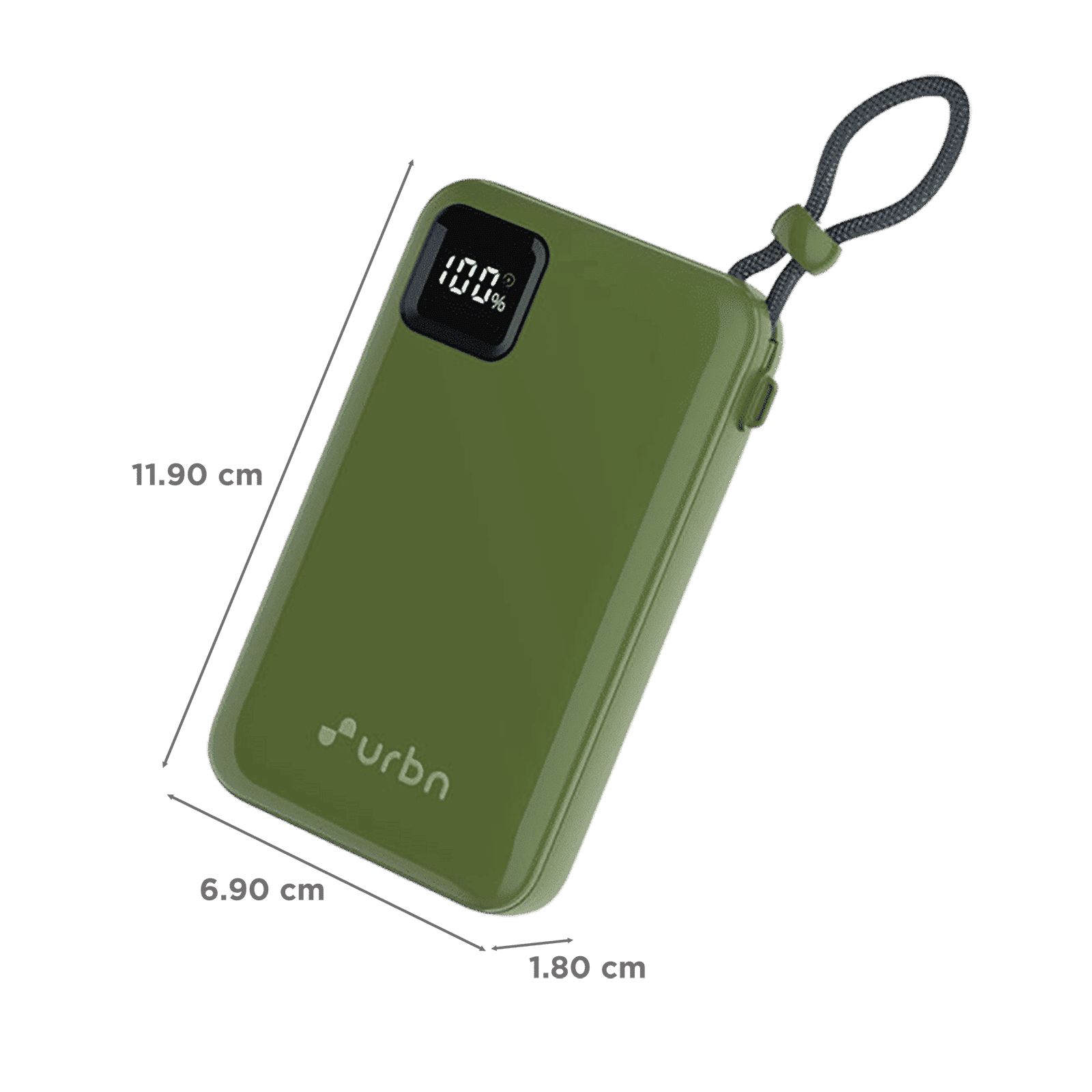 urbn Ultra Link 20000 mAh 22.5W Fast Charging Power Bank (1 Type A & 2 Type C Ports, Smart LED Display, Camo) urbn Ultra Link 20000 mAh 22.5W Fast Charging Power Bank (1 Type A & 2 Type C Ports, Smart LED Display, Camo)_2