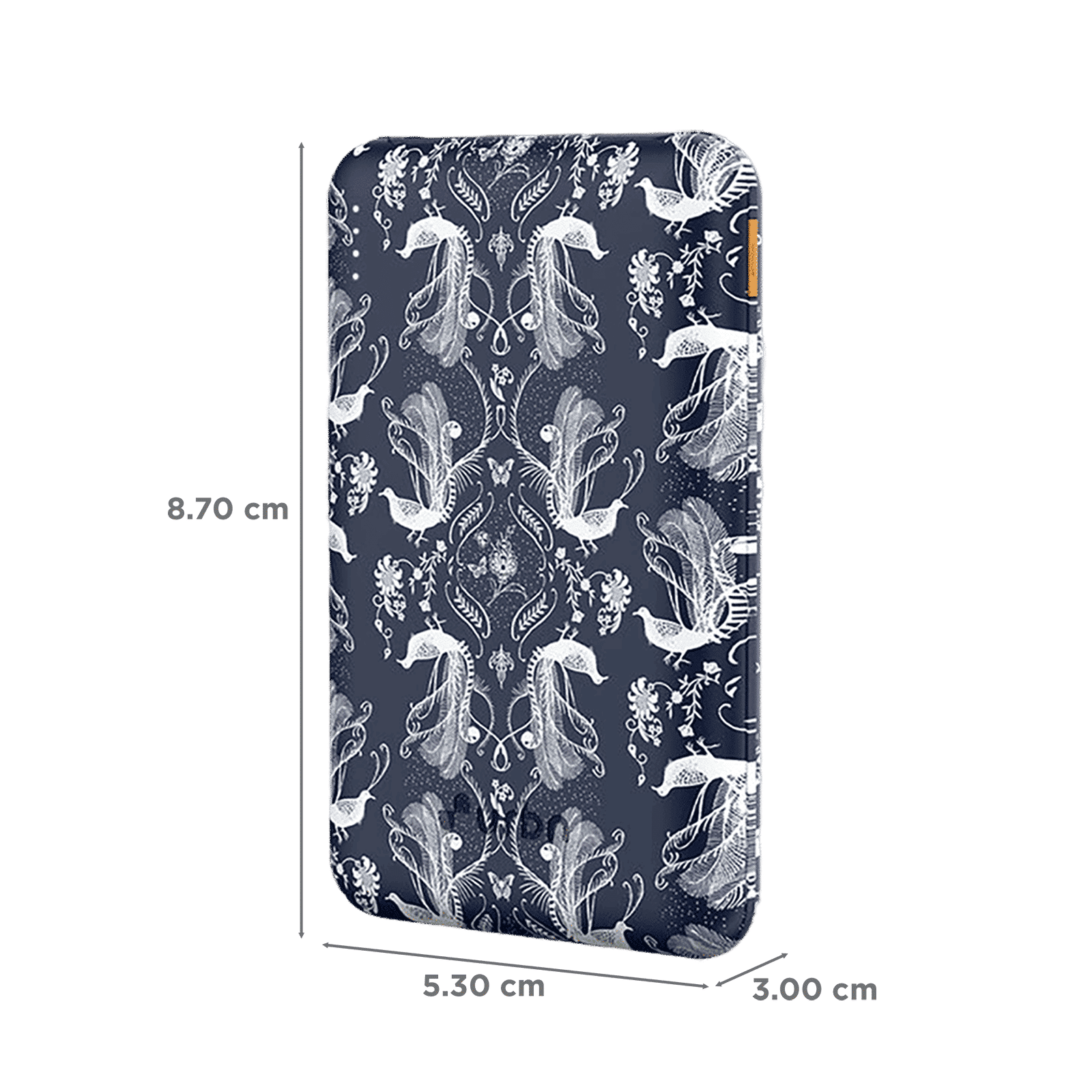 urbn Nano Slim Payal Singhal Edition 10000 mAh 22.5W Fast Charging Power Bank (1 Type A & 2 Type C Ports, 12 Layer Circuit Protection, PS Blue)_2