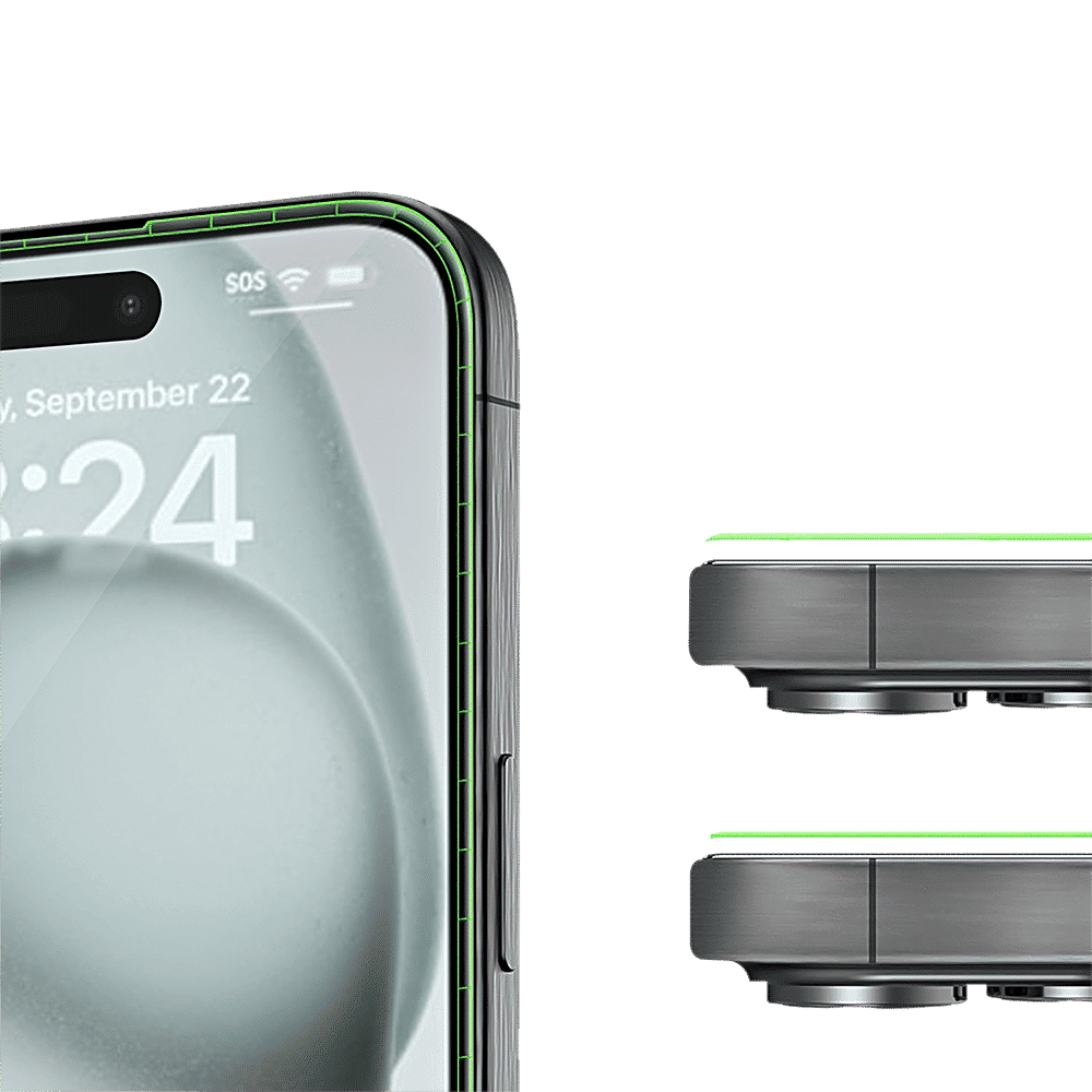 GRIPP 3D Tempered Glass for Apple iPhone 15 Plus (9H Hardness) GRIPP 3D Tempered Glass for Apple iPhone 15 Plus (9H Hardness)_5