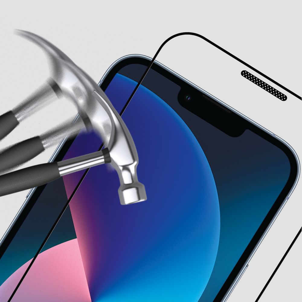 GRIPP 3D Tempered Glass for Apple iPhone 13, 13 Pro (9H Hardness)_6