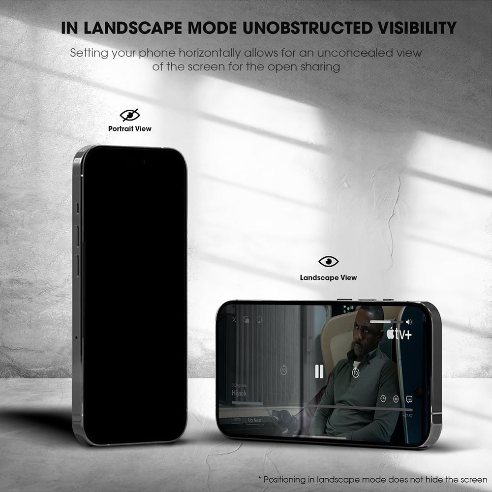 GRIPP Privacy Matte Tempered Glass for Apple iPhone 15 (9H Hardness Scratch Resistant)_13