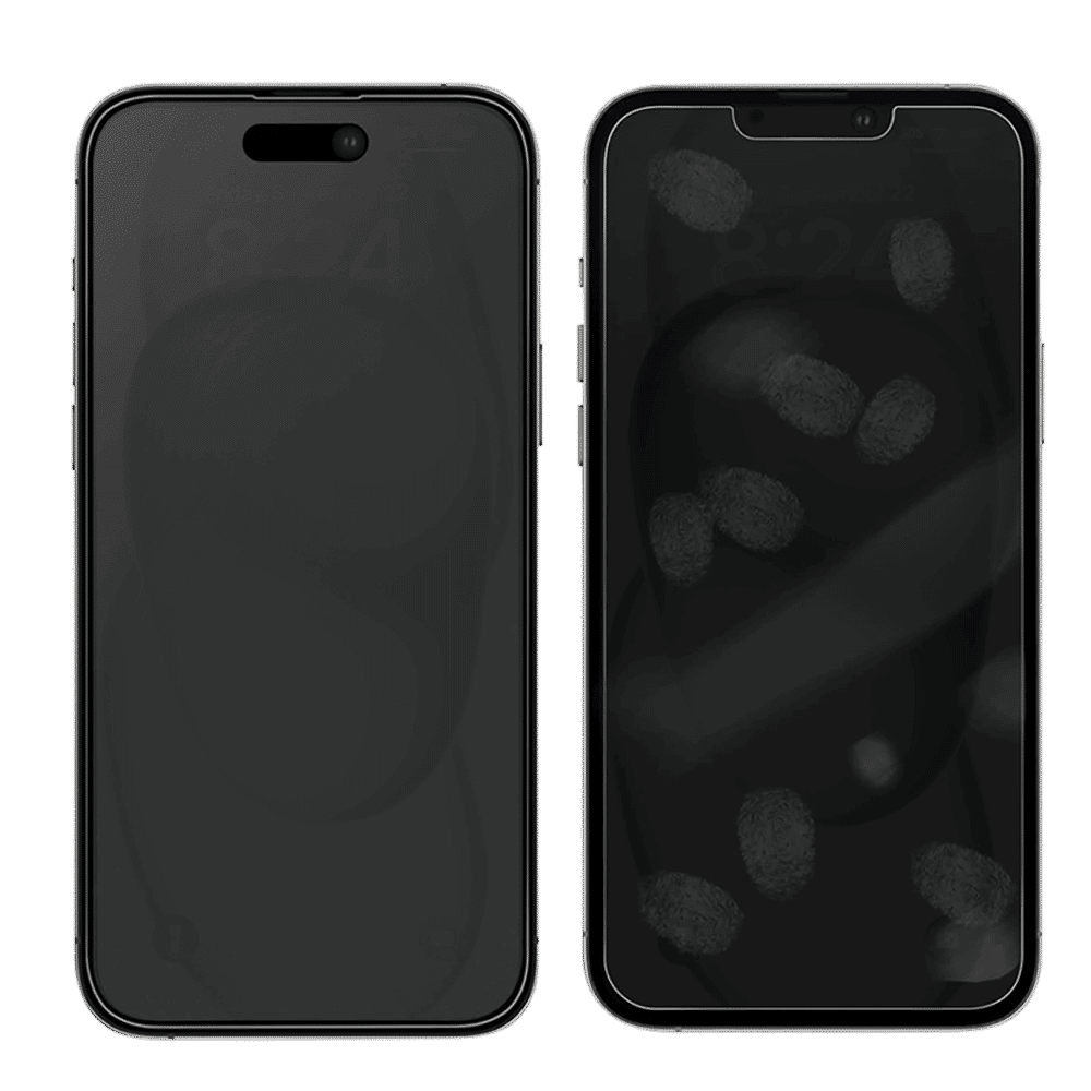 GRIPP Privacy Matte Tempered Glass for Apple iPhone 15 (9H Hardness Scratch Resistant)_7