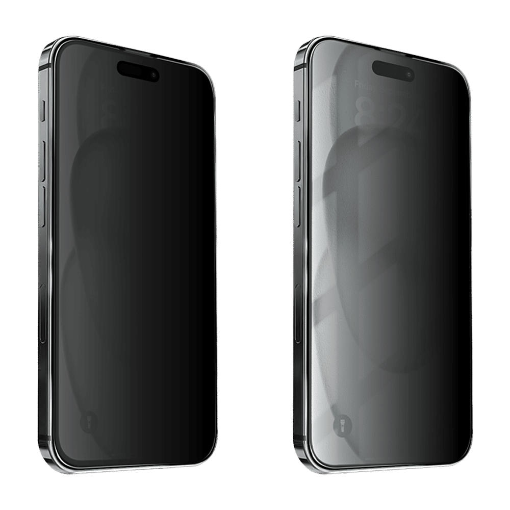 GRIPP Privacy Matte Tempered Glass for Apple iPhone 15 (9H Hardness Scratch Resistant)_9