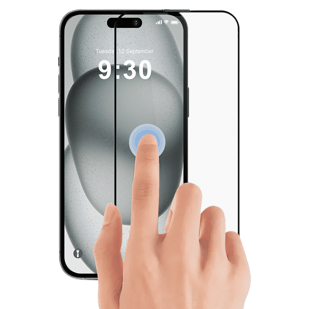 GRIPP Privacy Matte Tempered Glass for Apple iPhone 15 Plus (9H Hardness Scratch Resistant) GRIPP Privacy Matte Tempered Glass for Apple iPhone 15 Plus (9H Hardness Scratch Resistant)_5
