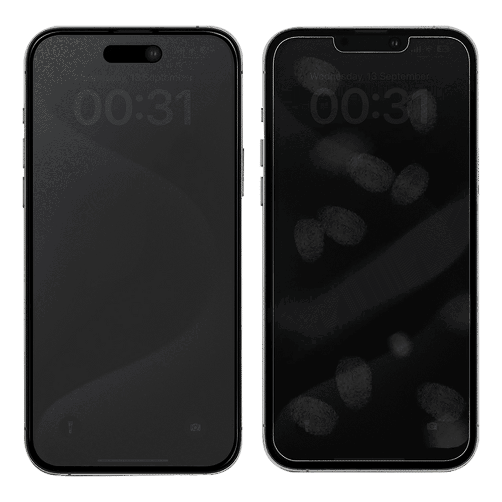 GRIPP Privacy Matte Tempered Glass for Apple iPhone 15 Pro Max (9H Hardness Scratch Resistant)_3
