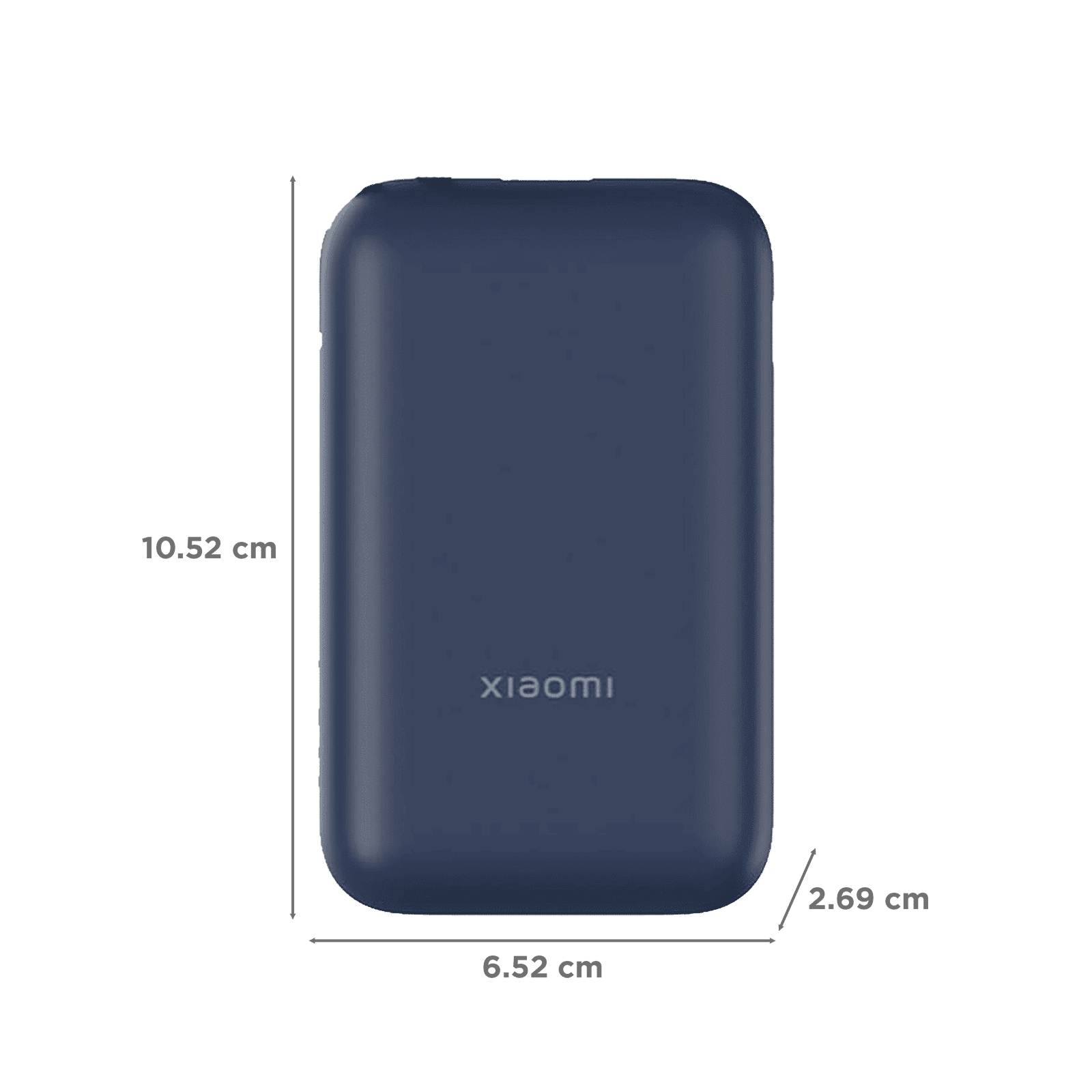 Xiaomi Pocket 10000 mAh 22.5W Fast Charging Power Bank (2 Type A & 1 Type C Ports, Quick Charge 3.0, Blue) Xiaomi Pocket 10000 mAh 22.5W Fast Charging Power Bank (2 Type A & 1 Type C Ports, Quick Charge 3.0, Blue)_2