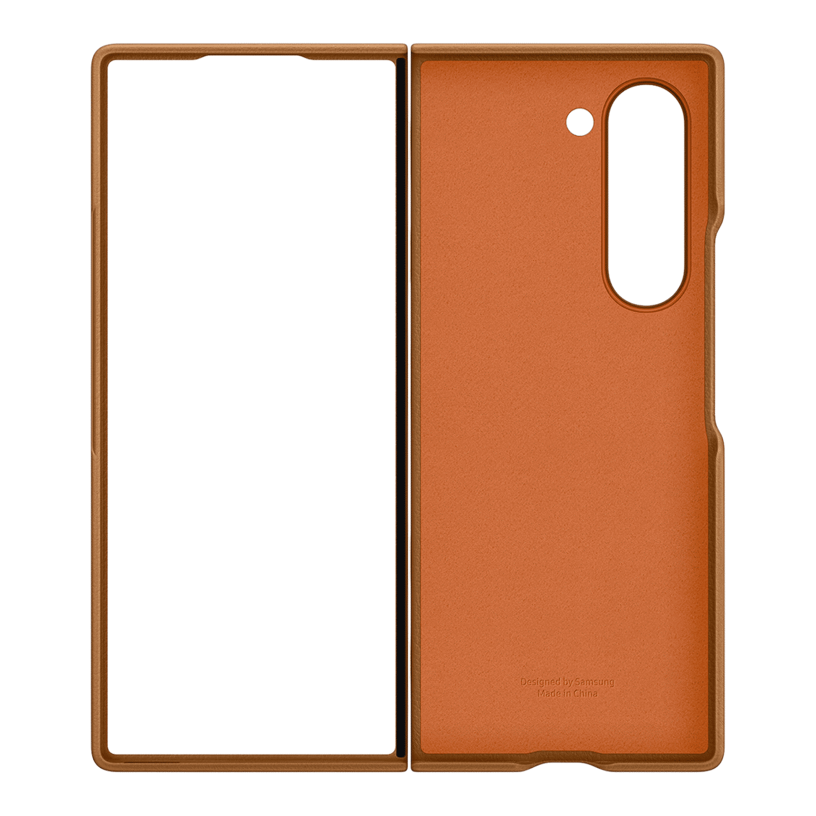 SAMSUNG Soft Back Cover for SAMSUNG Galaxy Z Fold6 (Kindsuit, Tan)_6