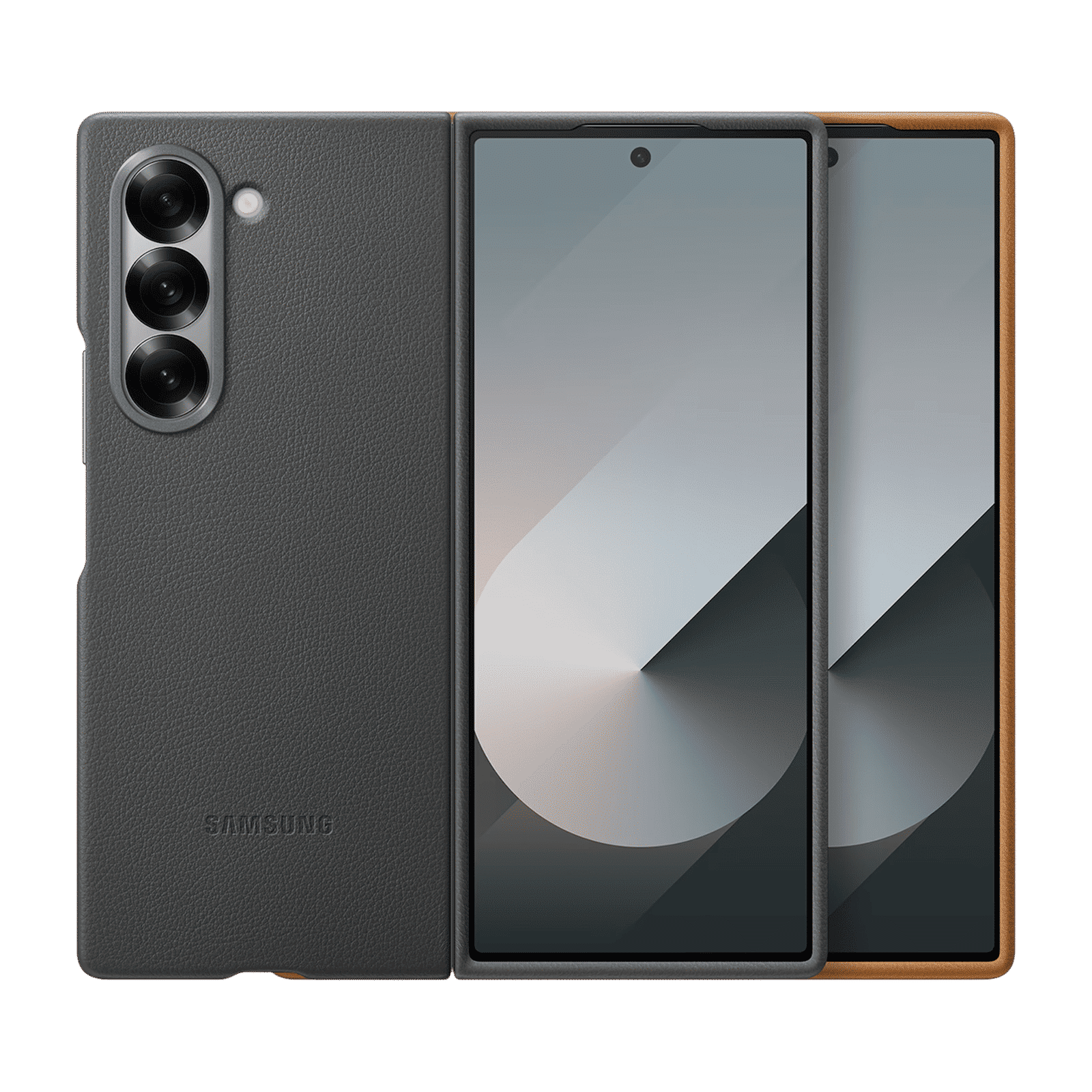 SAMSUNG Soft Back Cover for SAMSUNG Galaxy Z Fold6 (Kindsuit, Tan)_7