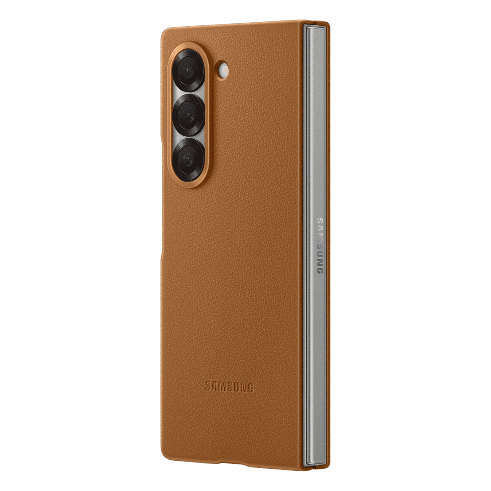 SAMSUNG Soft Back Cover for SAMSUNG Galaxy Z Fold6 (Kindsuit, Tan)_4