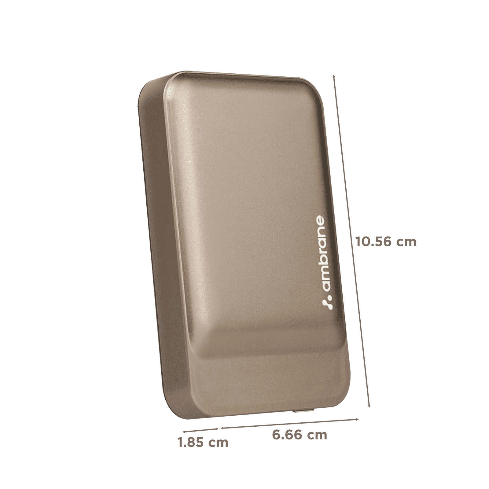 ambrane AeroSync PB Prime 10000 mAh 22W Fast Charging Power Bank (1 Type C Ports, Premium Metallic Body, MagSafe Compatible, Titanium) ambrane AeroSync PB Prime 10000 mAh 22W Fast Charging Power Bank (1 Type C Ports, Premium Metallic Body, MagSafe Compatible, Titanium)_2