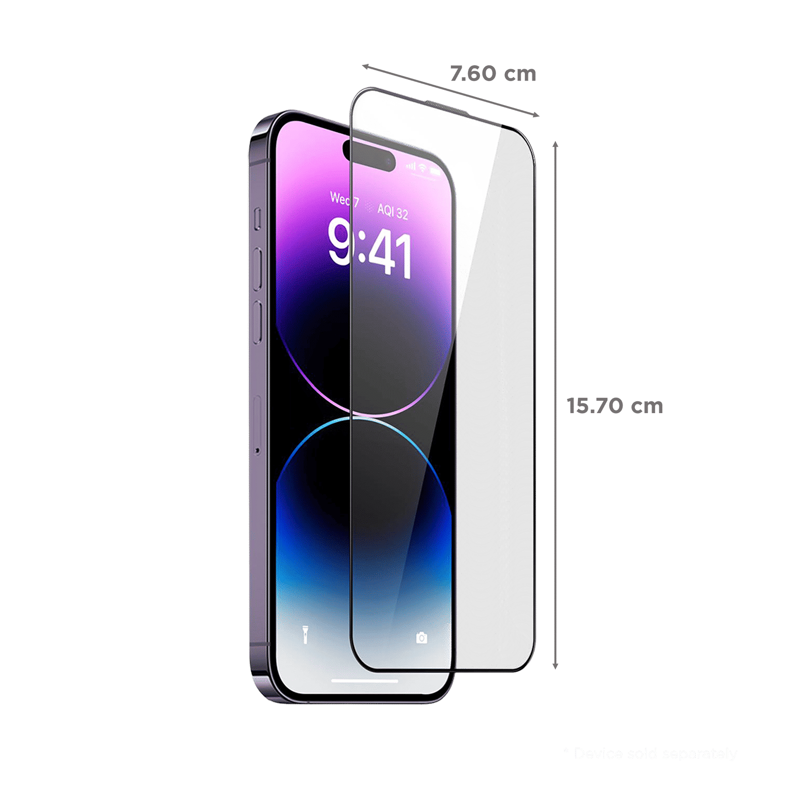 Muvtech Full Glass Tempered Glass for Apple iPhone 16 Plus (5X Stronger Protection)_2