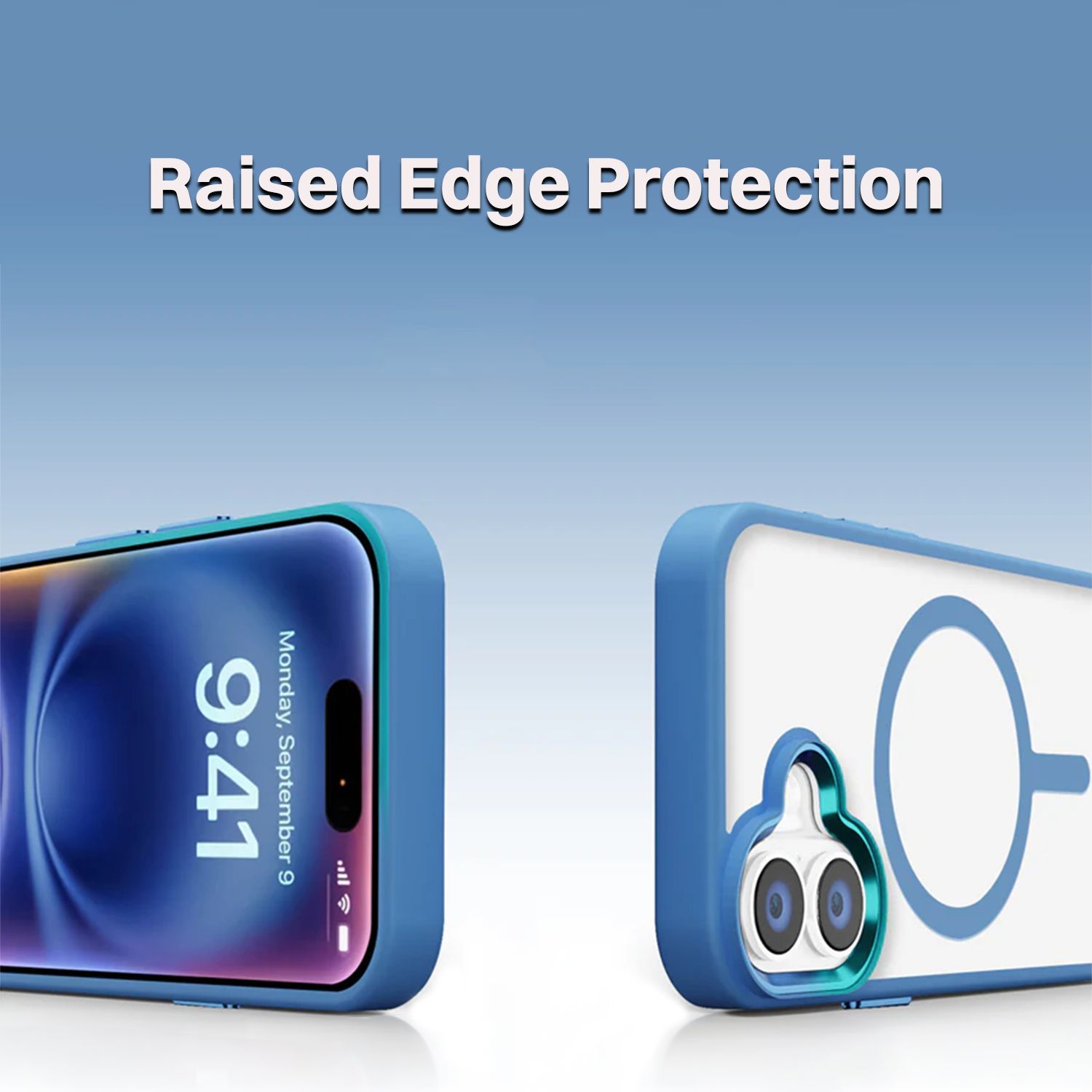 GRIPP Clarion Hard & Soft TPU & Polycarbonate Back Cover for Apple iPhone 16 (MagSafe Compatibility, Black)_8