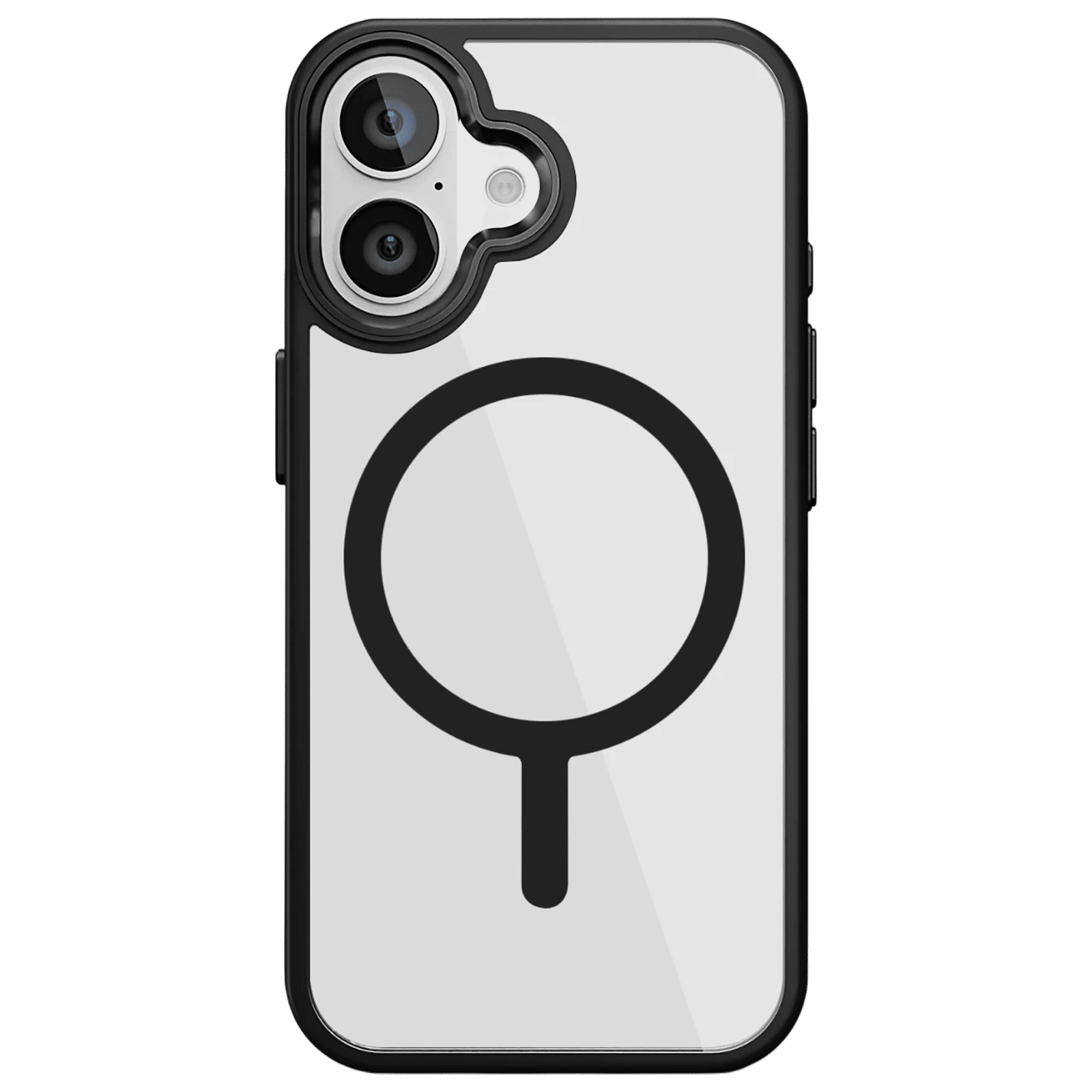 GRIPP Clarion Hard & Soft TPU & Polycarbonate Back Cover for Apple iPhone 16 (MagSafe Compatibility, Black)_3